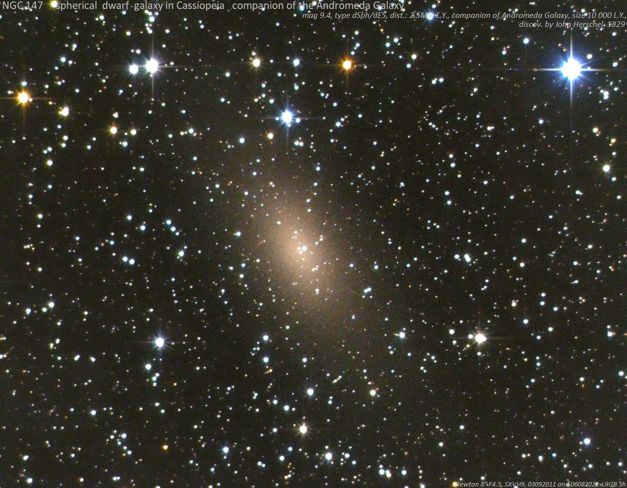 Drei Galaxien nördlich von M31 (1) NGC 147