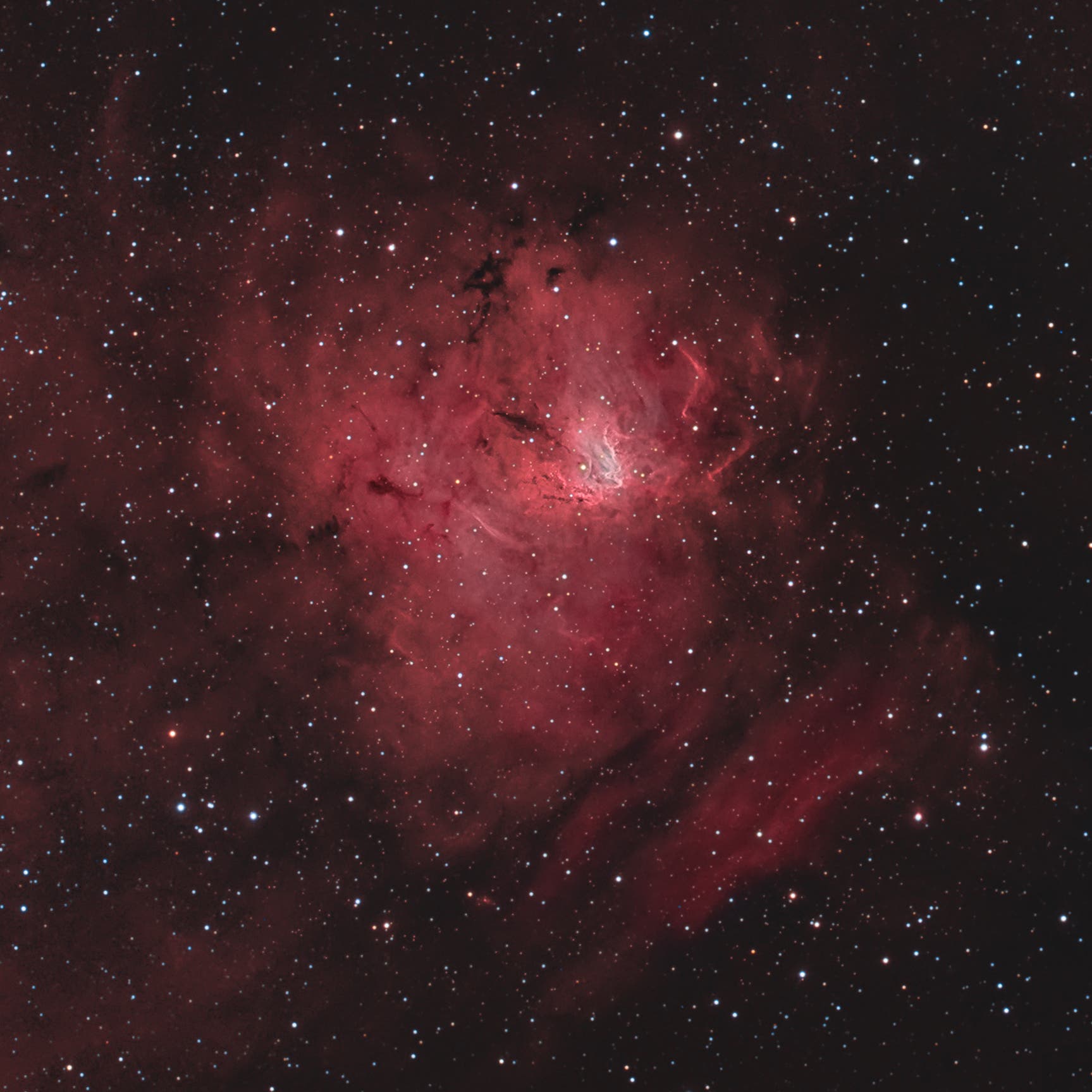 NGC1491 + Sh2-206 Bildausschnitt