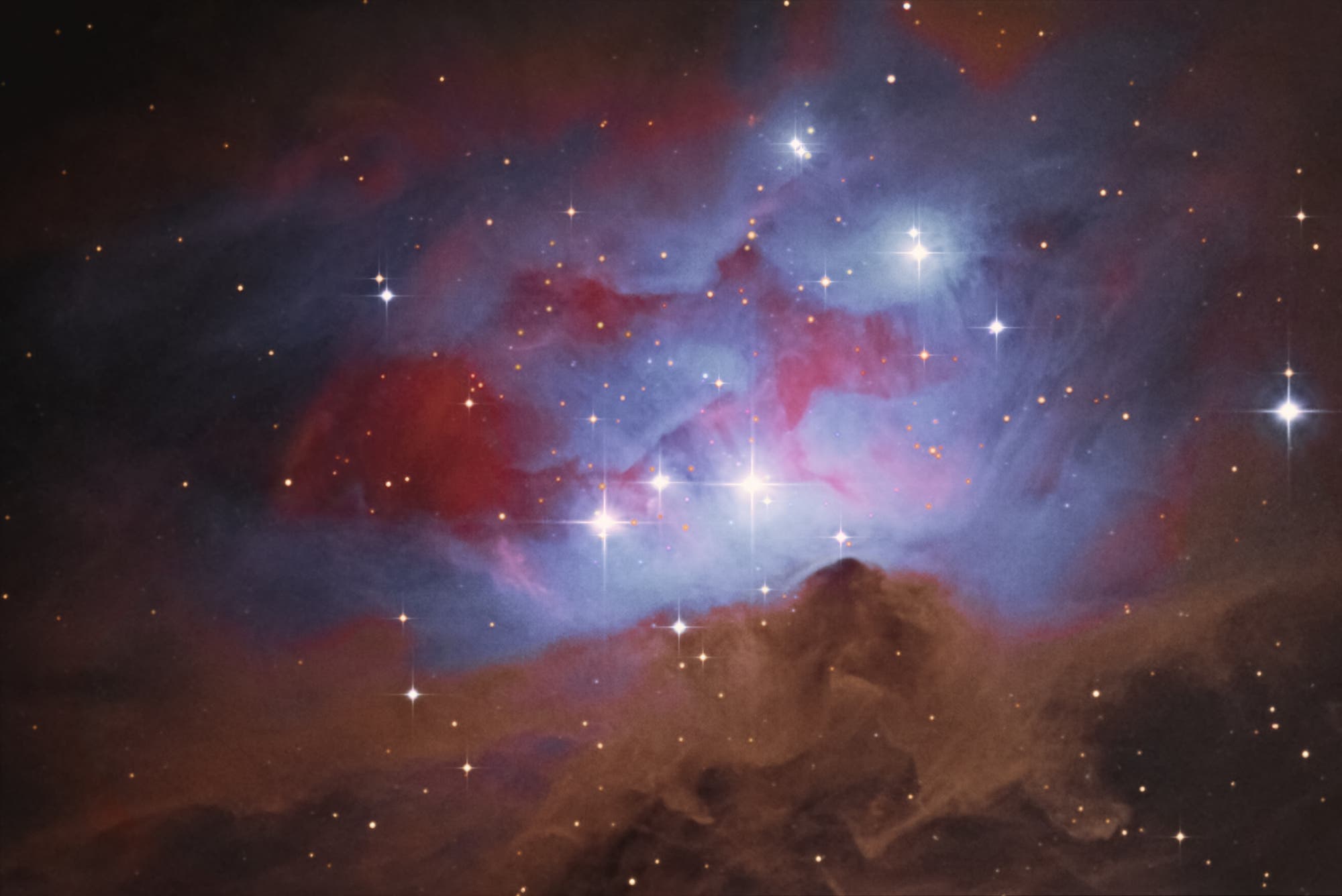 NGC 1977 auch Sh2-279, Running-Man-Nebel im Sternbild Orion 