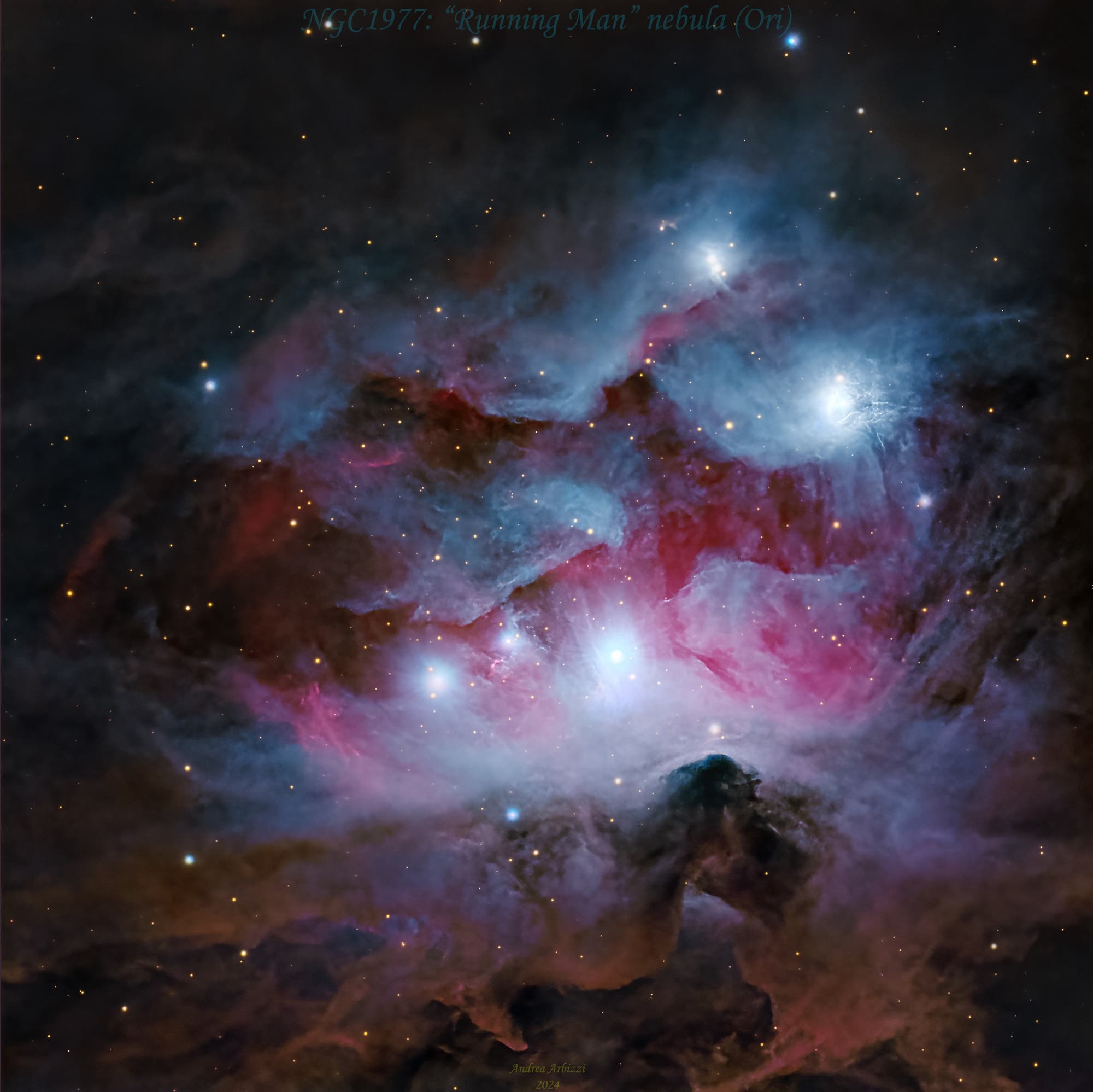 NGC 1977: Running Man nebula