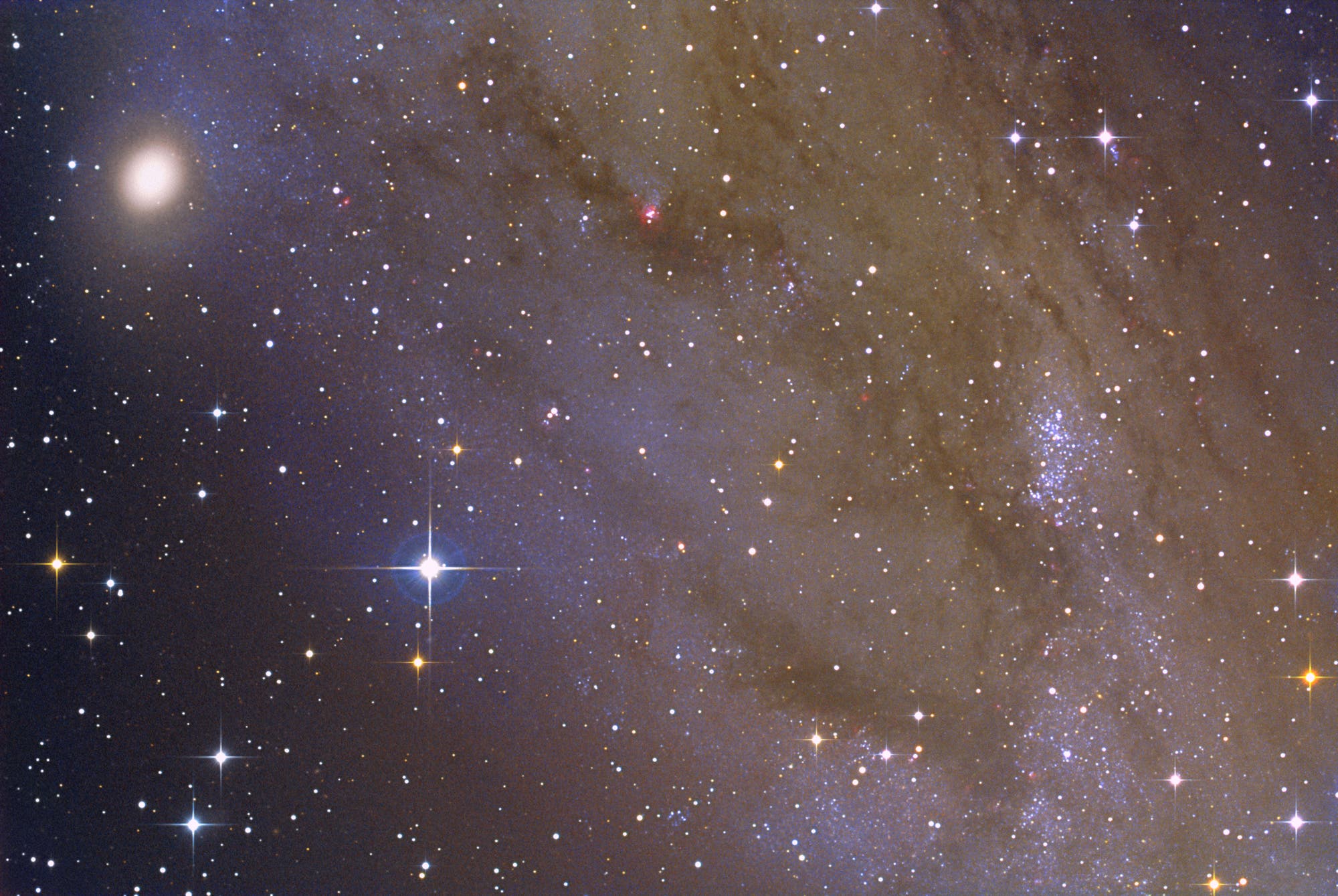 NGC 206, M 31 und M 32