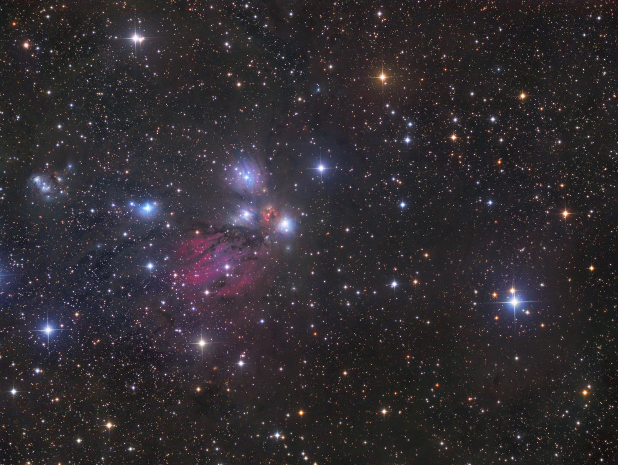 NGC 2170, vdB 67, vdB 68, vdb 69