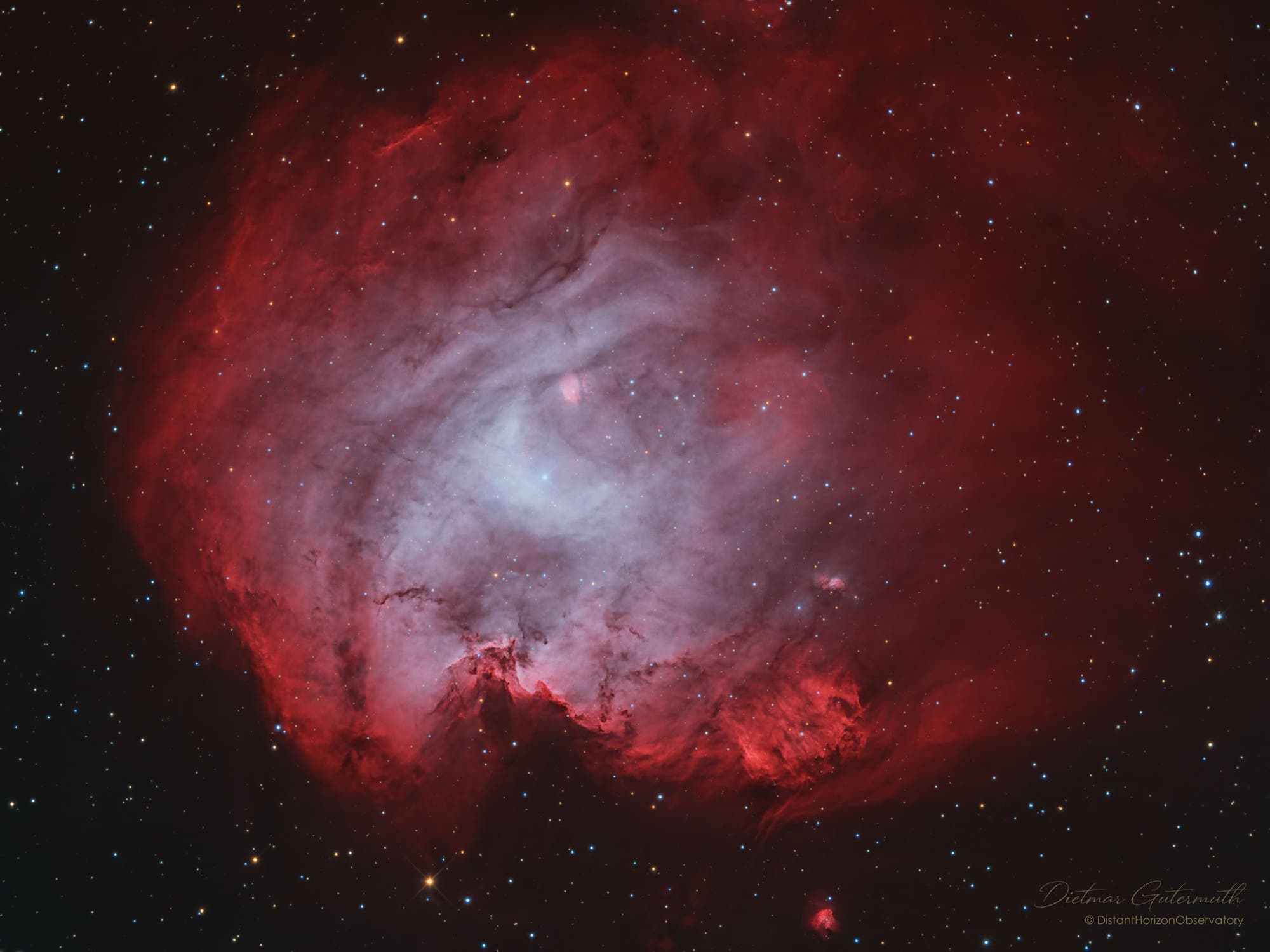 NGC 2174, oder auch Monkey Head Nebula
