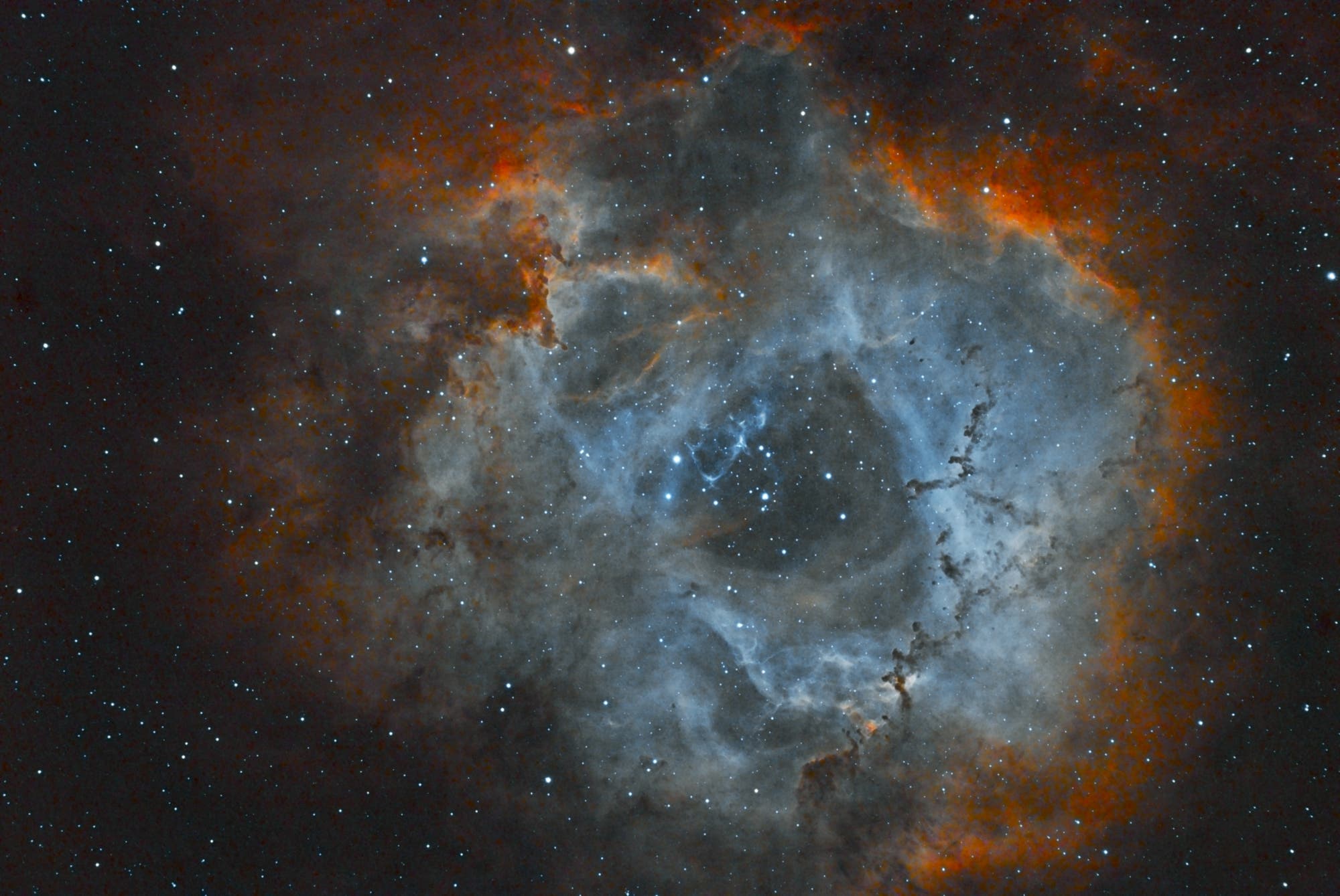 NGC 2244+Rosettennebel