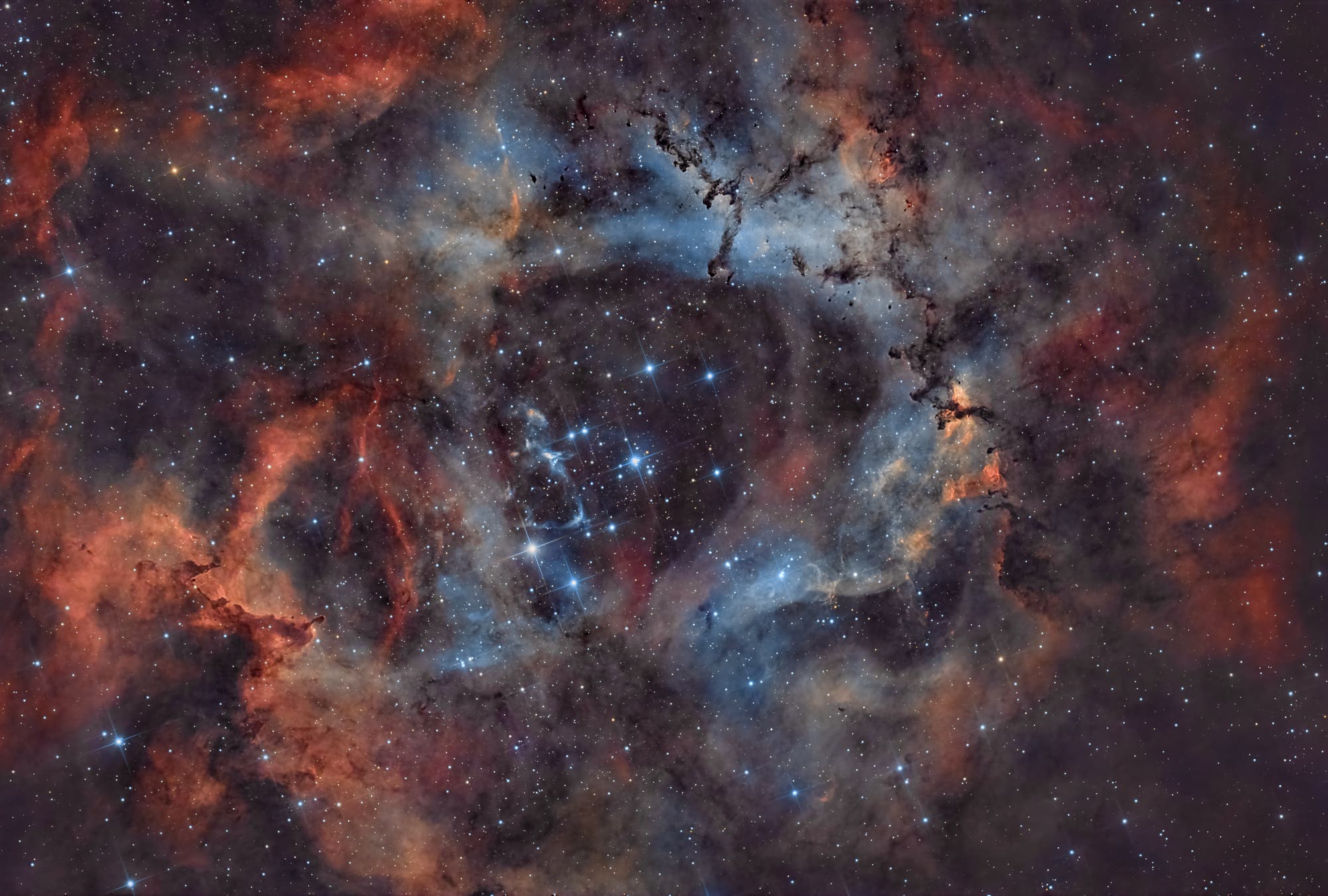 Rosettennebel (nur Breitband)