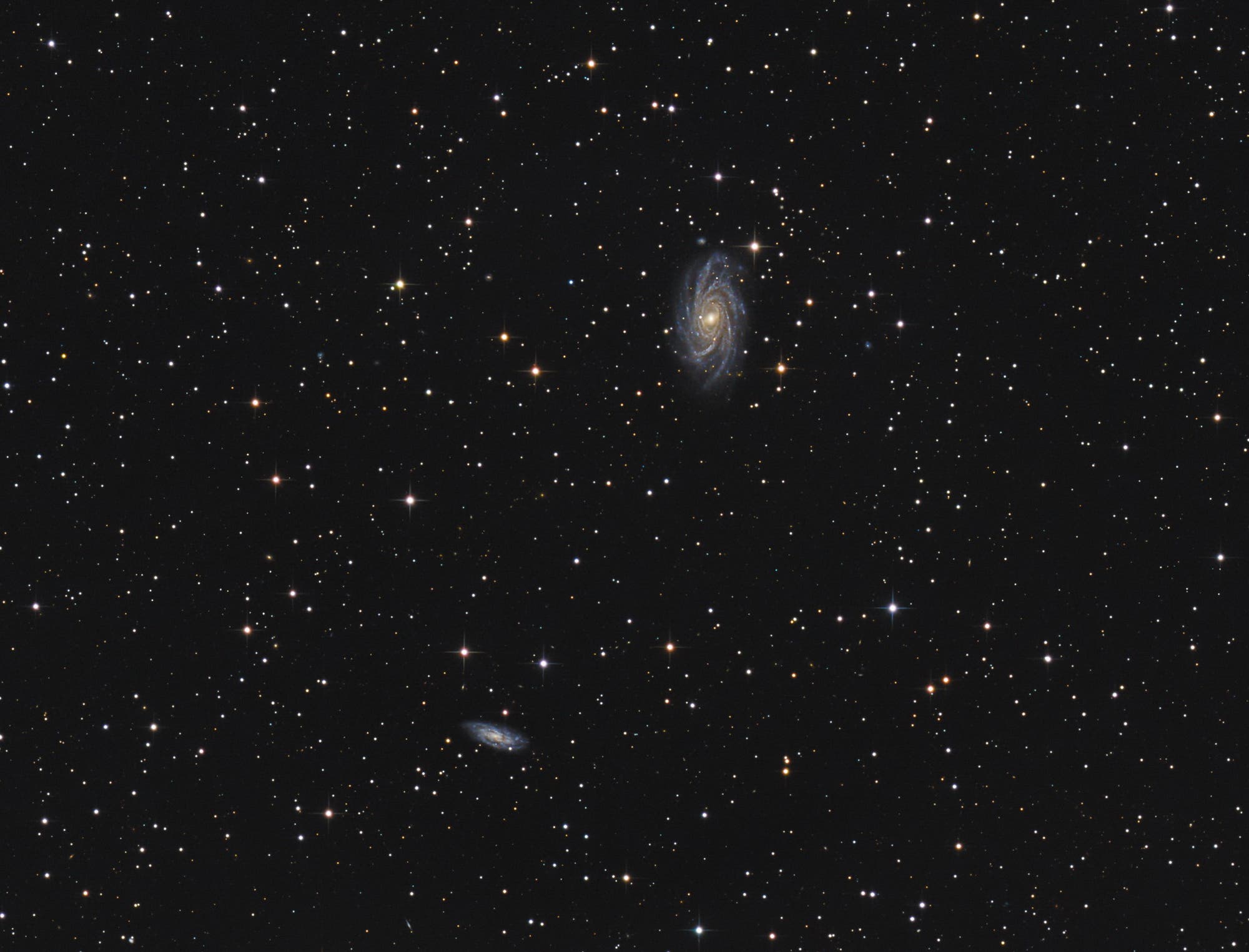 NGC 2336 und IC 467 (Ausschnitt)