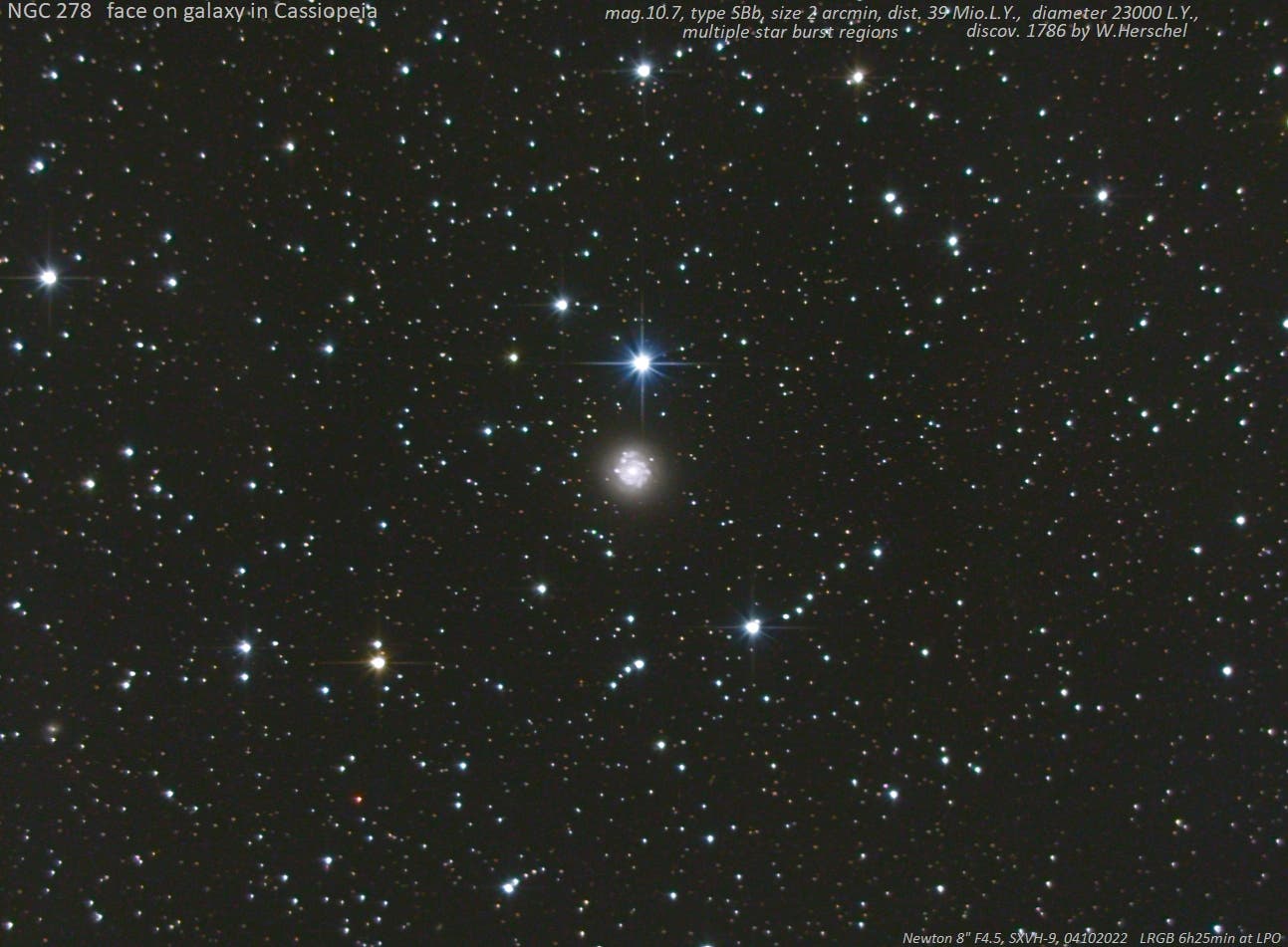 Drei Galaxien nördlich von M31 (3) NGC278