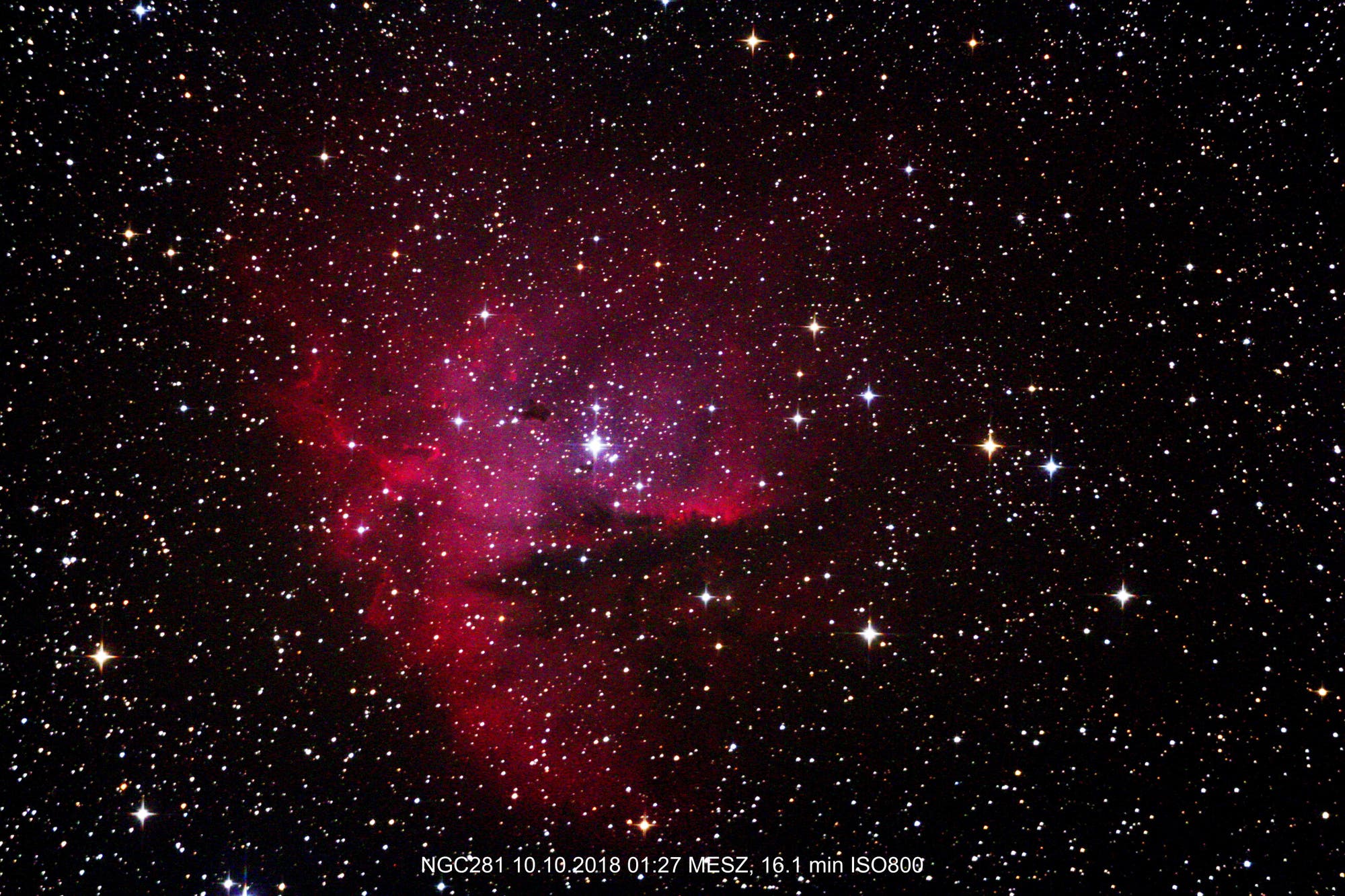 NGC 281 in der Kassiopeia "Pac-Man-Nebula"