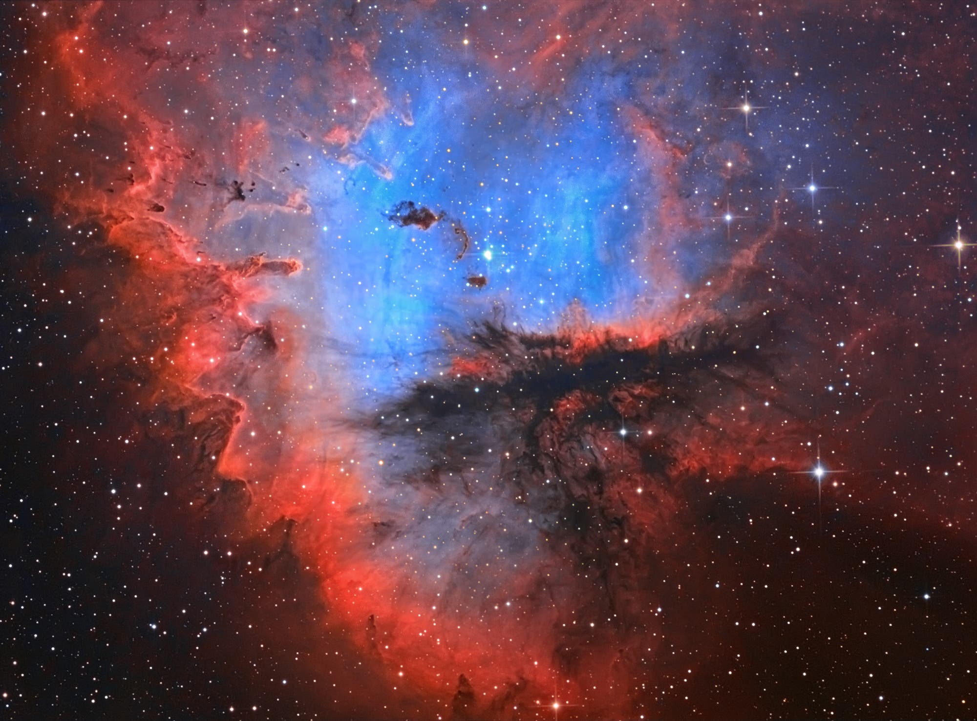 NGC281 Pacman Nebel