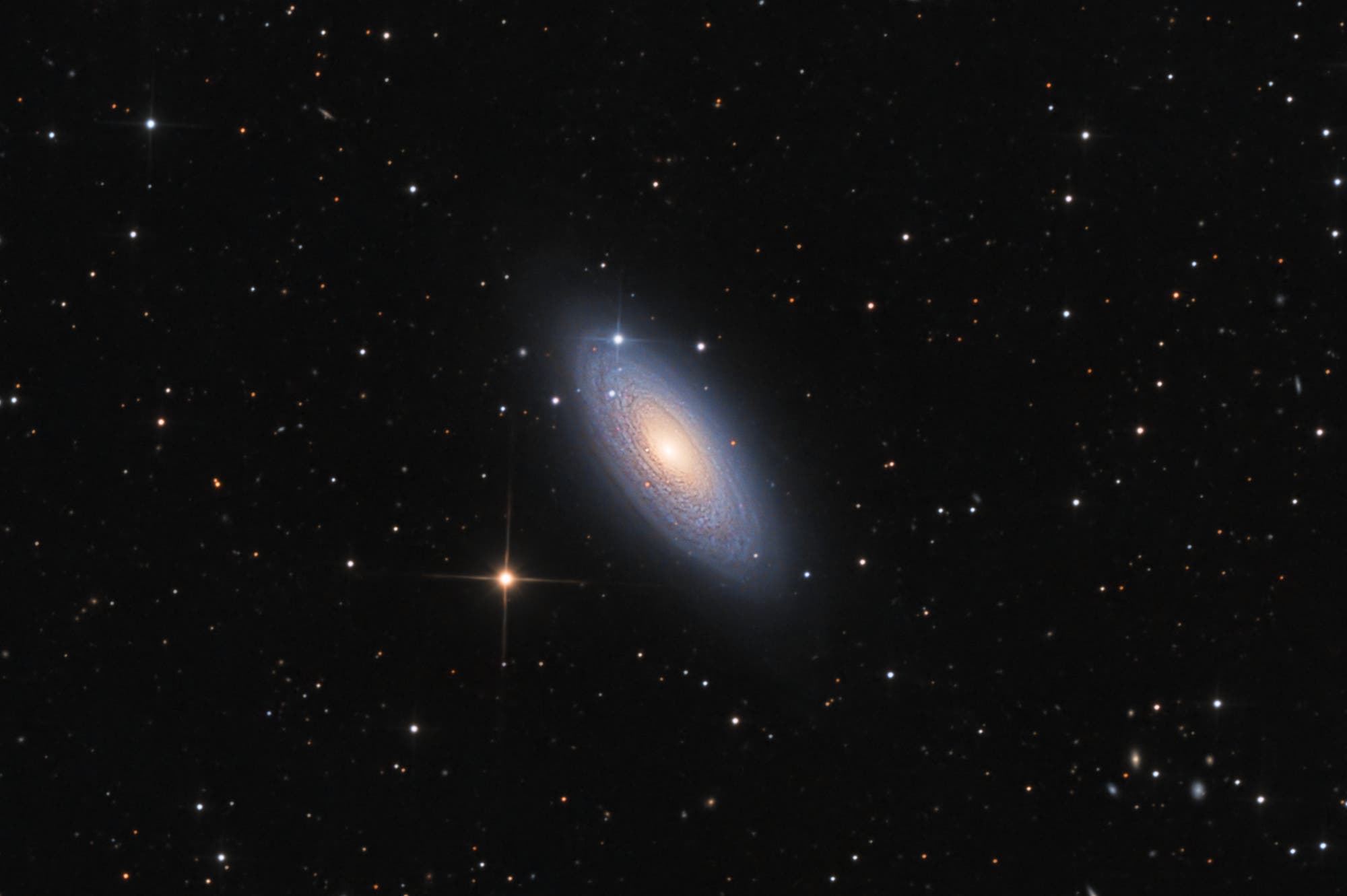 NGC 2841, Tiger’s Eye Galaxy