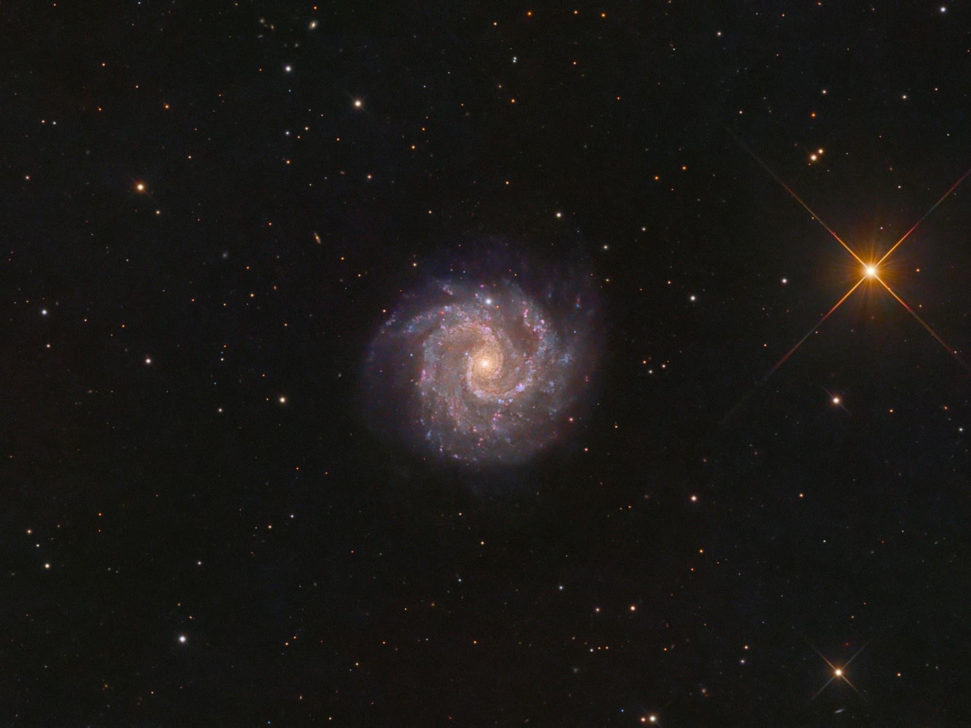 NGC 3184, die kleine Feuerradgalaxie