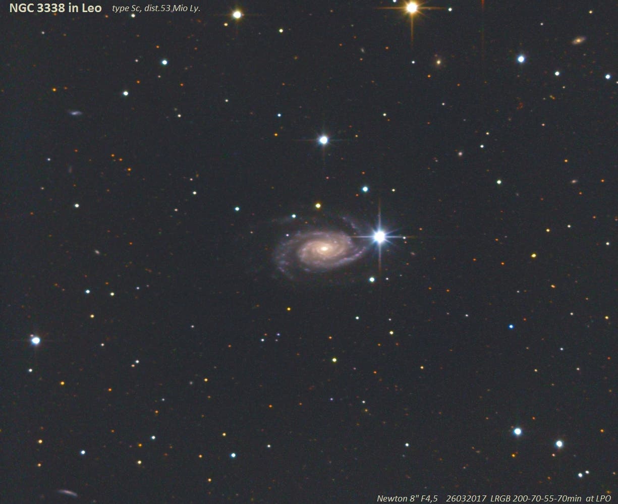 NGC 3338 in Leo
