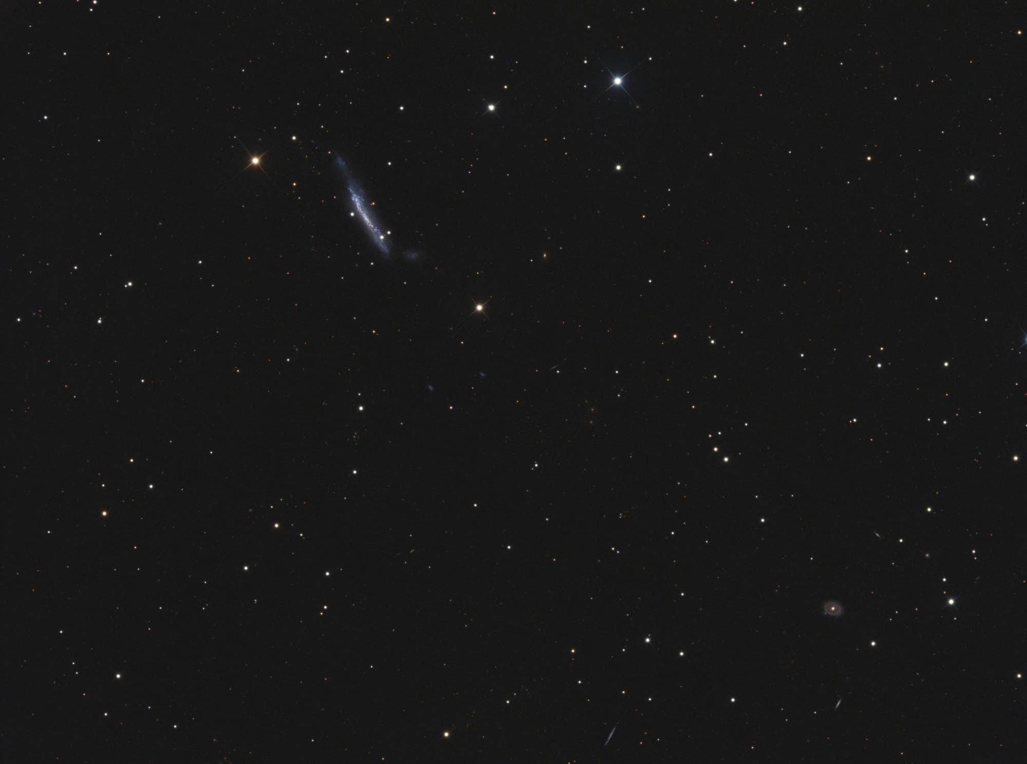 NGC 3432 und UGC 5983  =  Arp 206