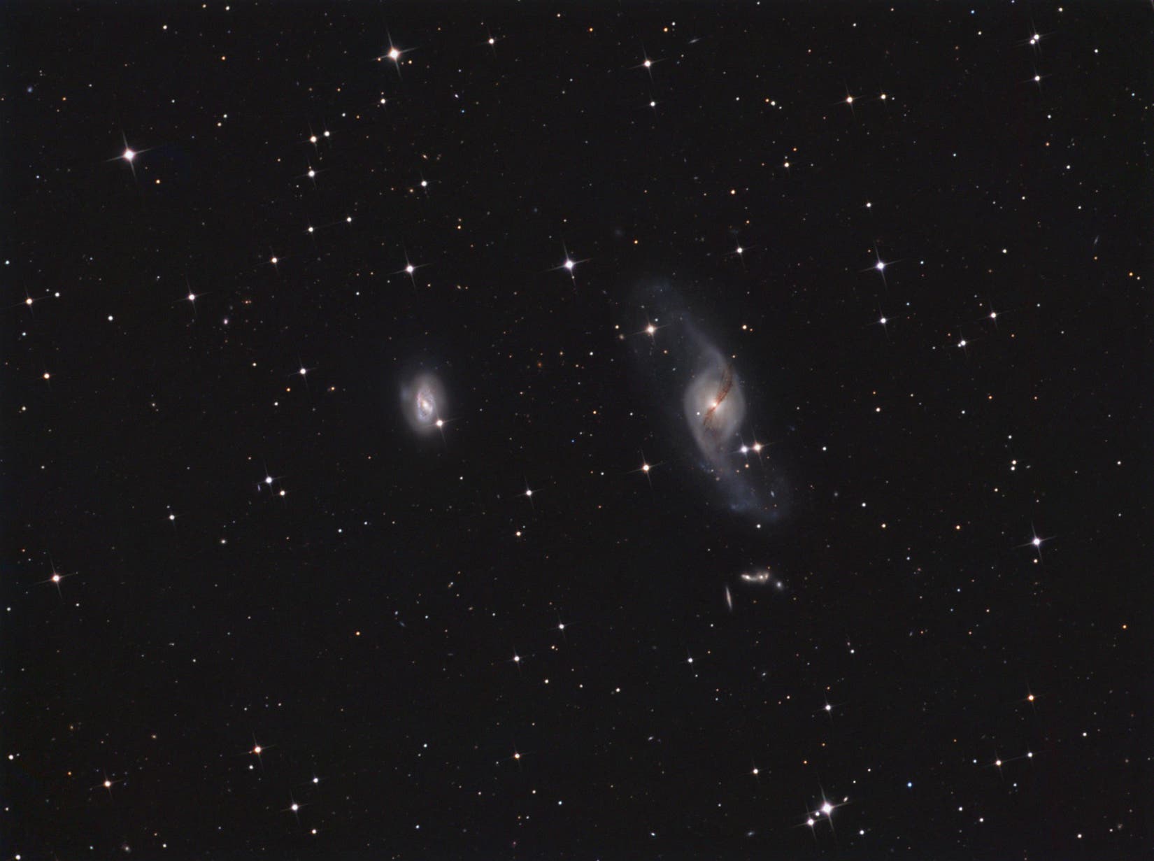 NGC 3718 / NGC 3729 + Hickson 56