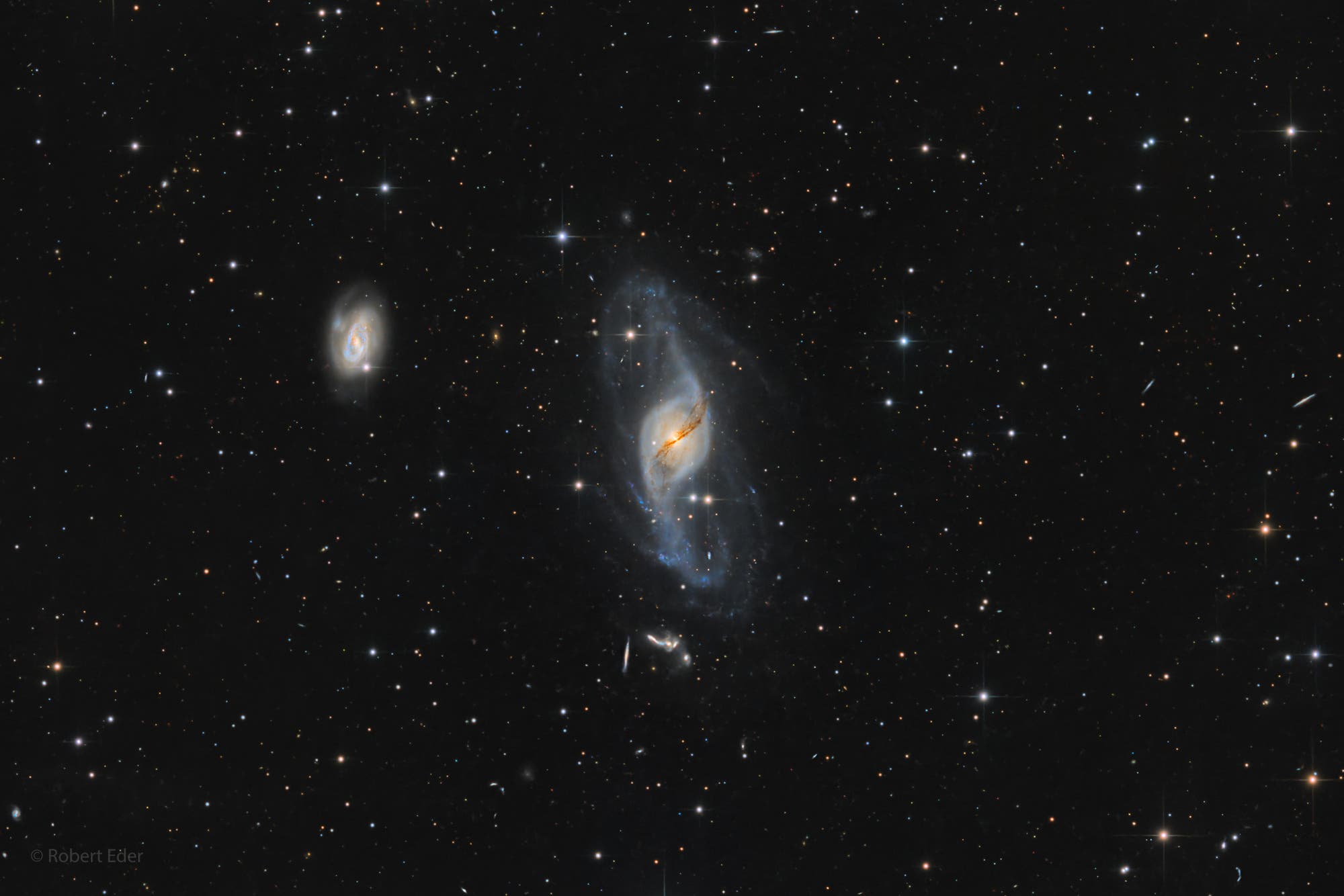 NGC 3718 und NGC 3729