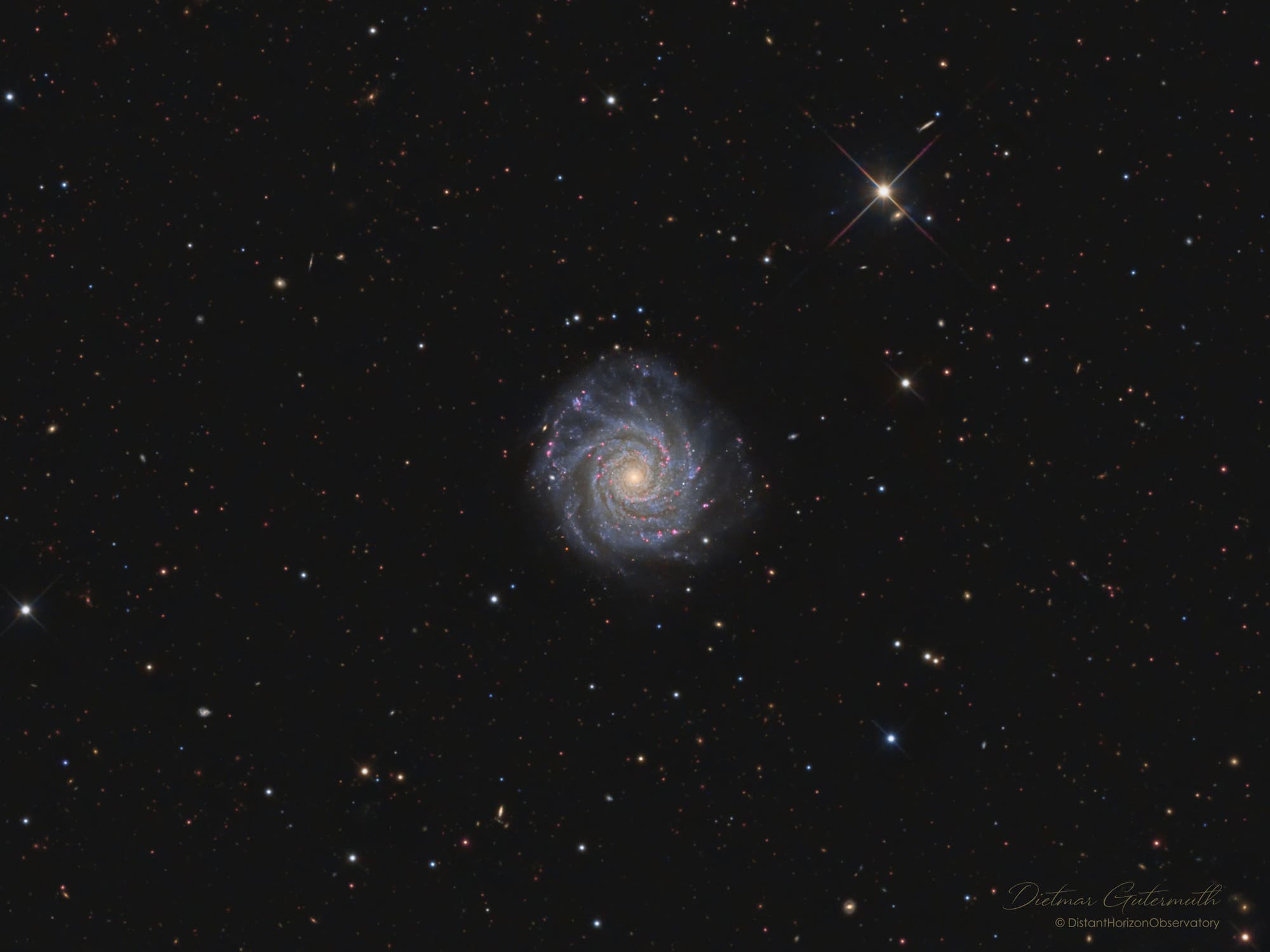 Die Face-On-Galaxie NGC 3938