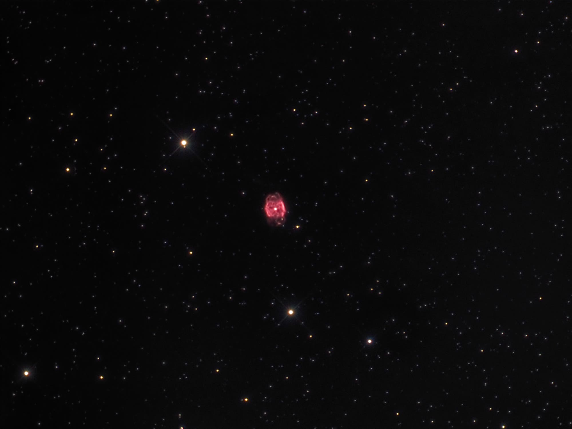 NGC 40 bei Vollmond