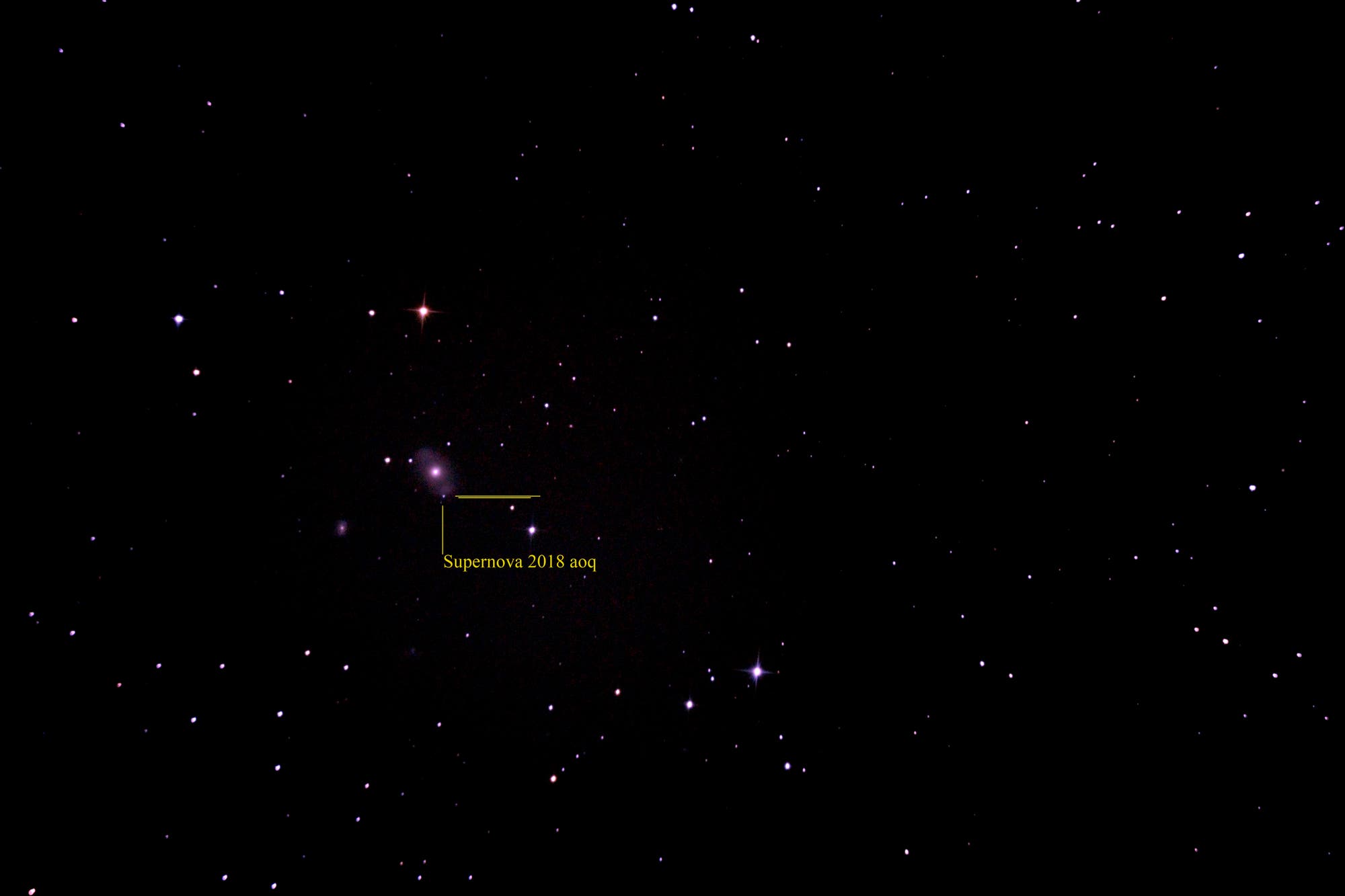 Supernova 2018aoq in NGC4151