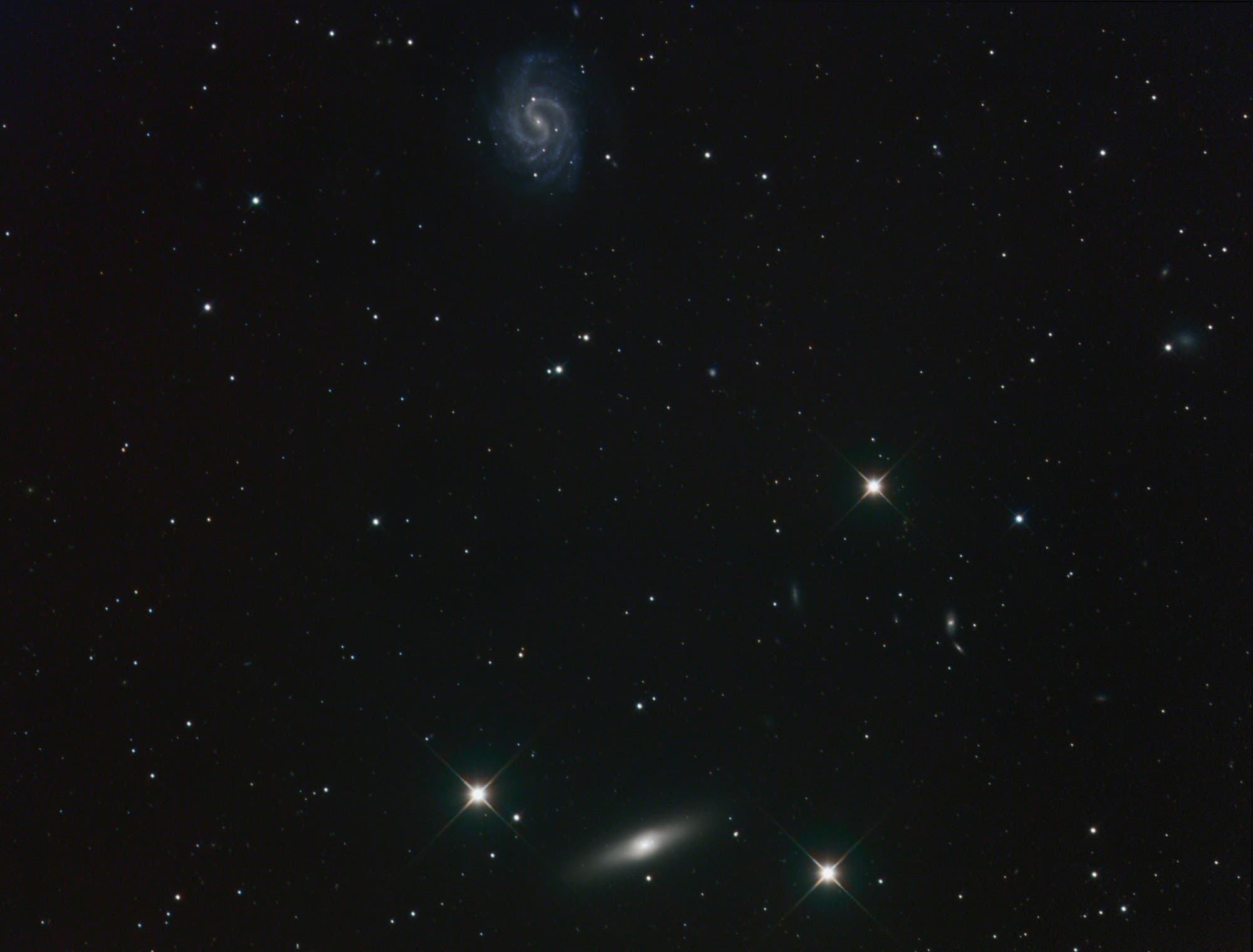 NGC 4535 und NGC 4526 in der Jungfrau