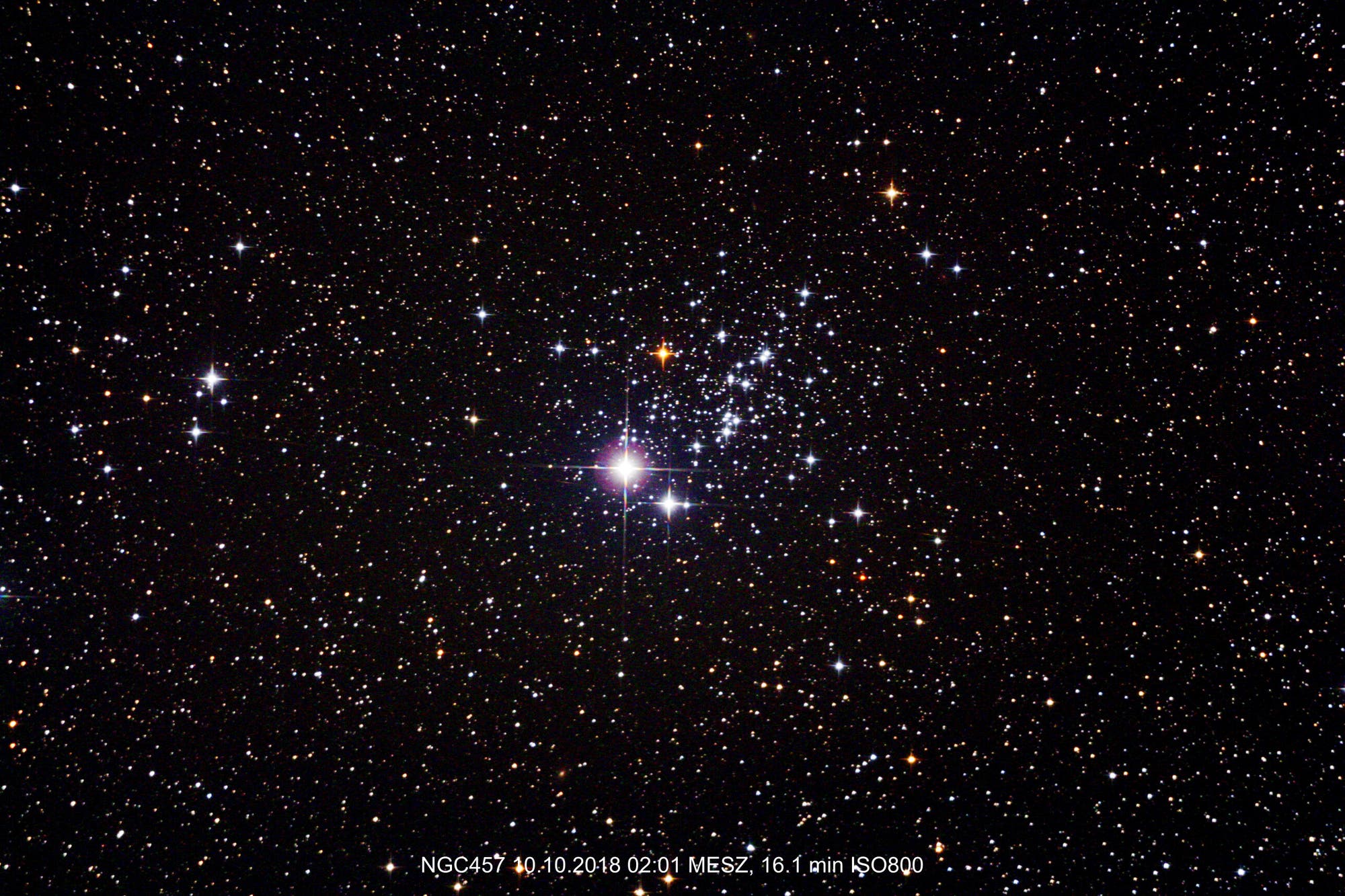 NGC 457, Phi Cassiopaiae