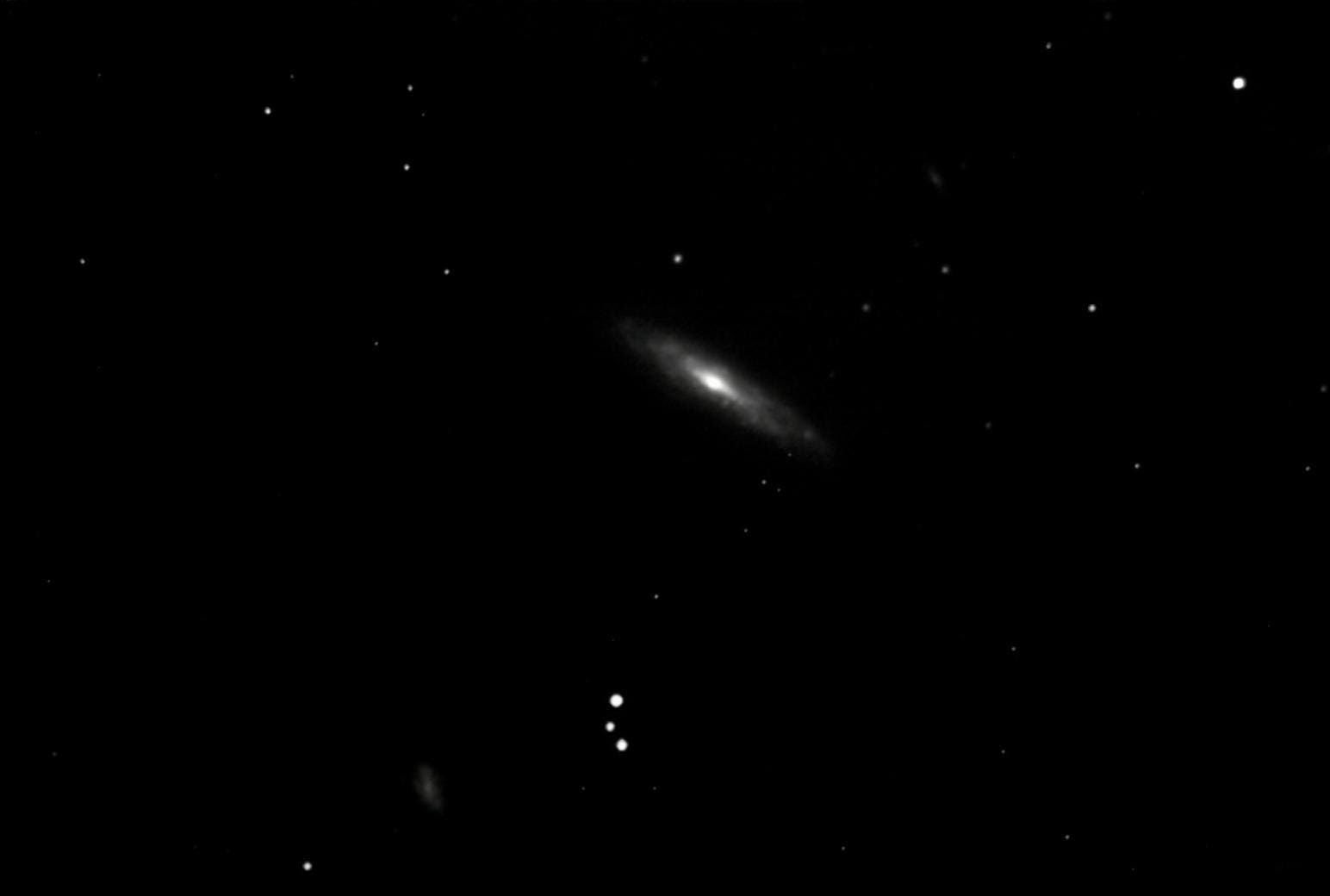 Galaxie NGC 4666 am 15. April 2021