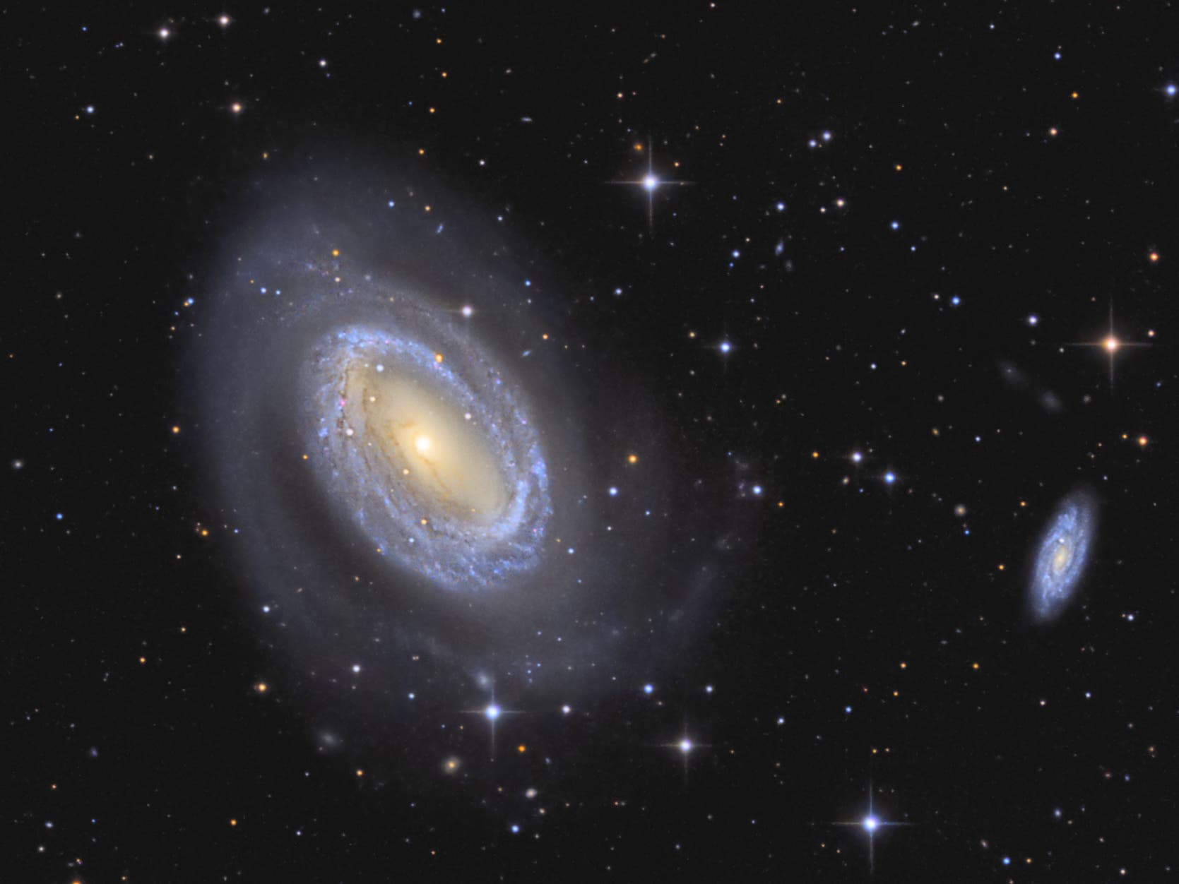 NGC 4725 (Ausschnitt)