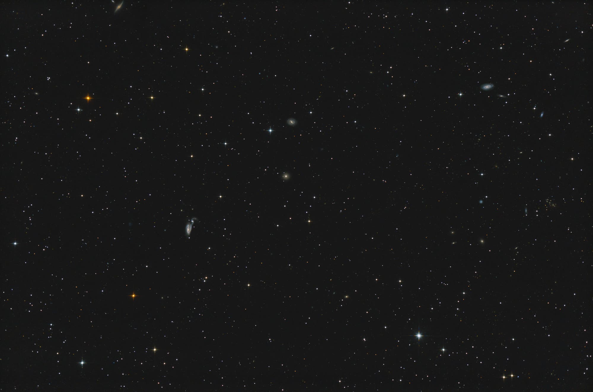 NGC 5394 und NGC 5395