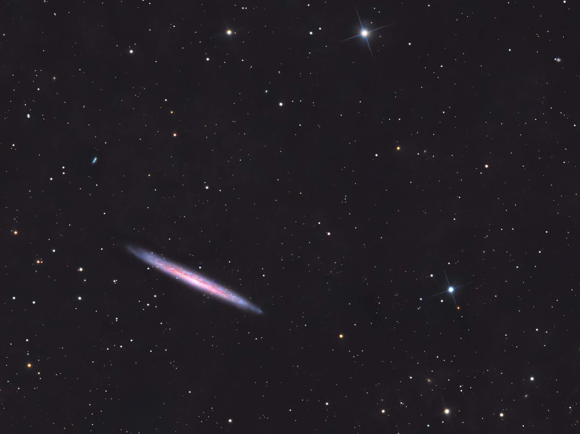  Knife-Edge-Galaxie (oder Splinter-Galaxie) – NGC 5907