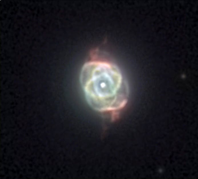 NGC 6543 - Zentrum des Katzenaugennebels