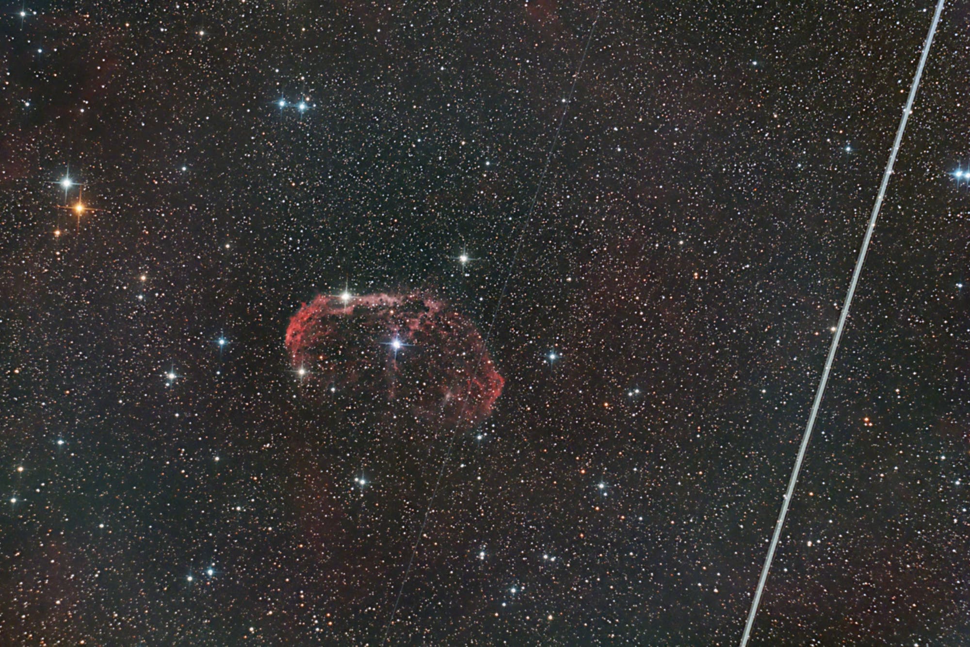 ISS und ATV-4 bei NGC 6888