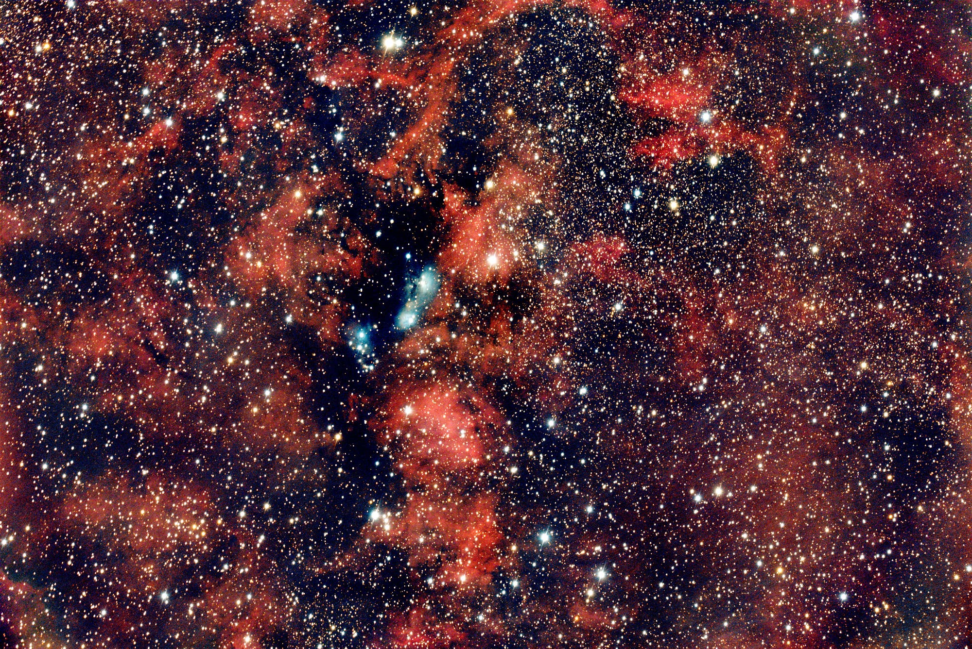 NGC 6914 - Umgebung im Sternbild Schwan