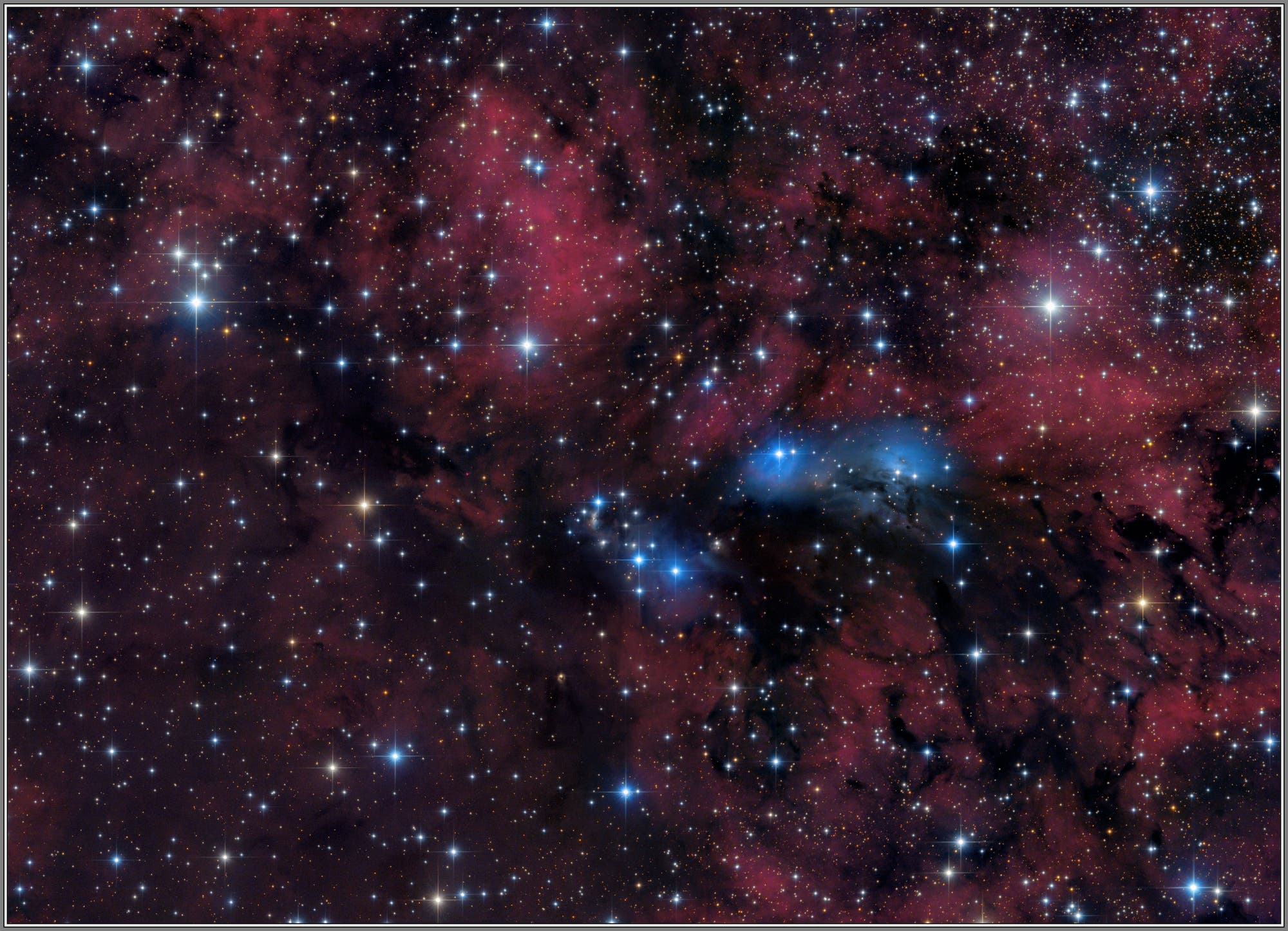 Region um NGC 6914 und VdB 132