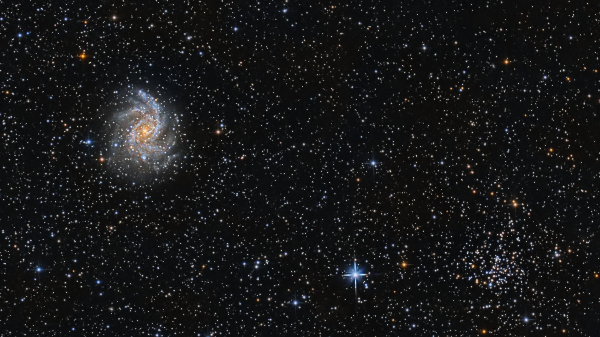NGC 6946 - Feuerwerksgalaxie und NGC 6939