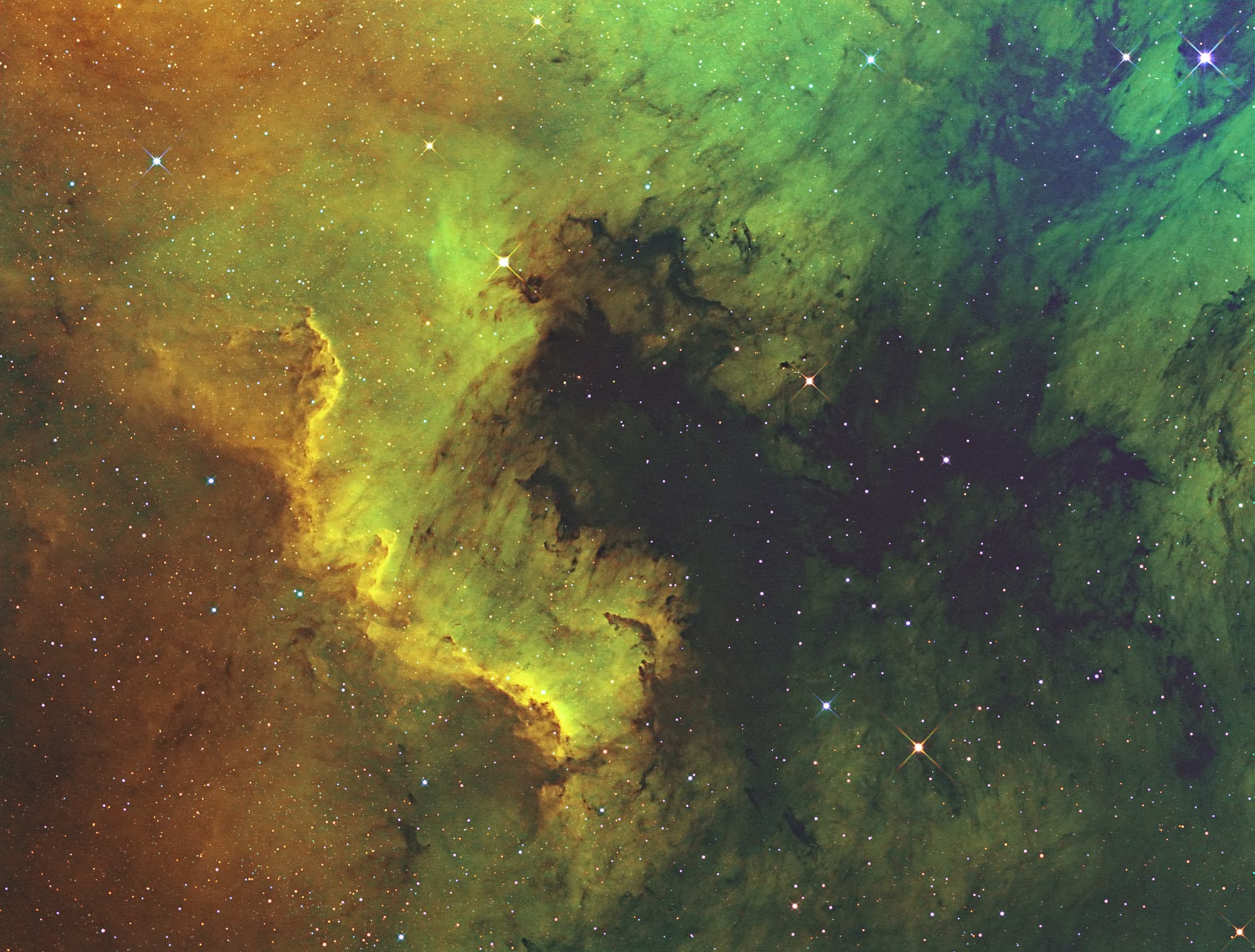 NGC 7000 »Cygnuswall« im Sternbild Schwan