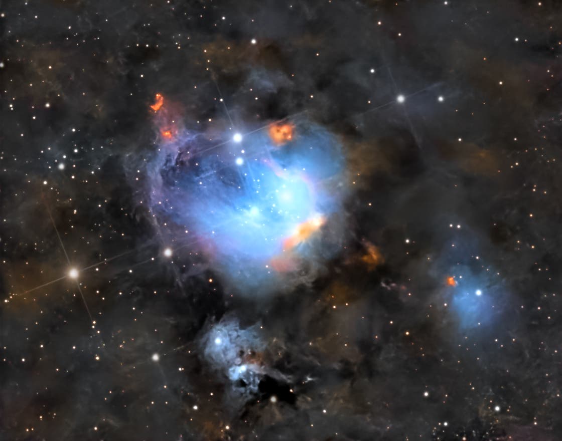 Sternenkinderstube NGC 7129 im Sternbild Kepheus