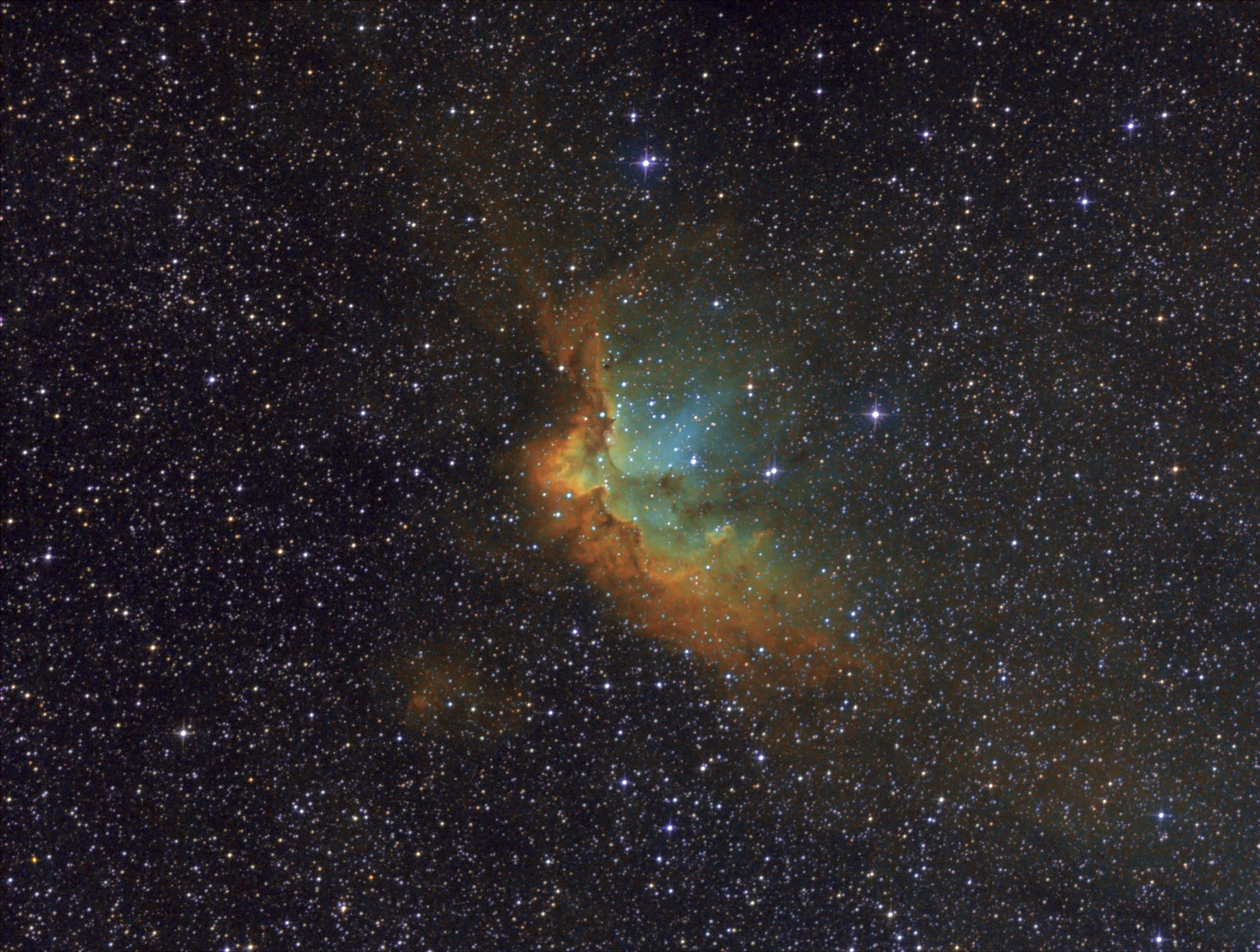 NGC 7380 H-Alpha OIII SII