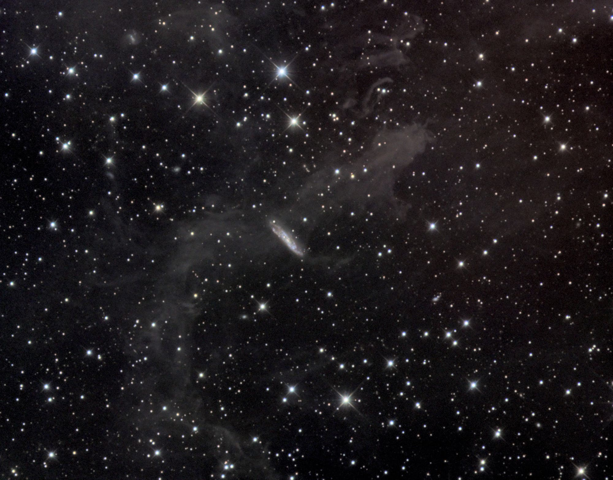 NGC 7497 und Galaktischer Cirrus