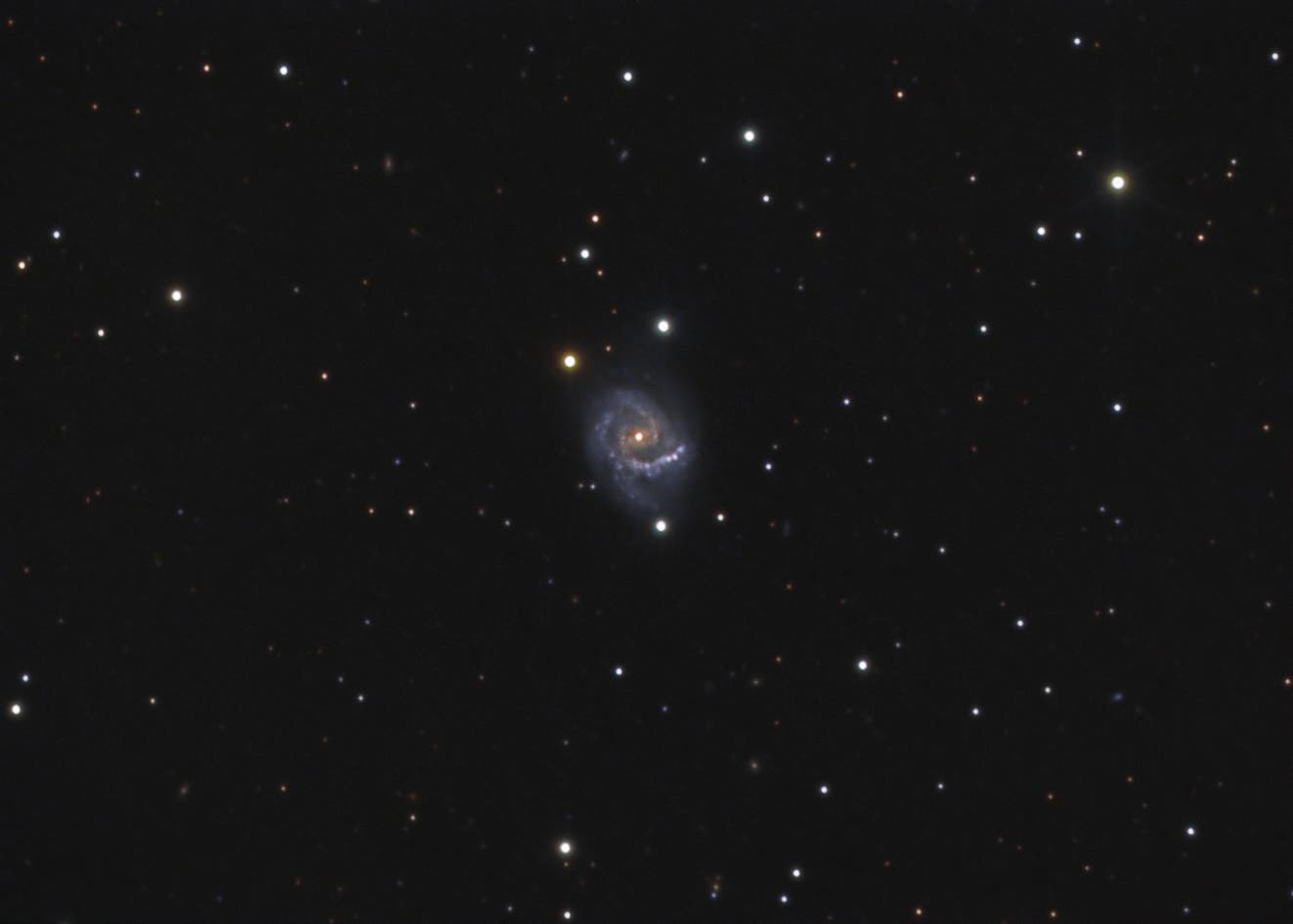 NGC 7678 = Arp 28  (mit Nachbelichtung)