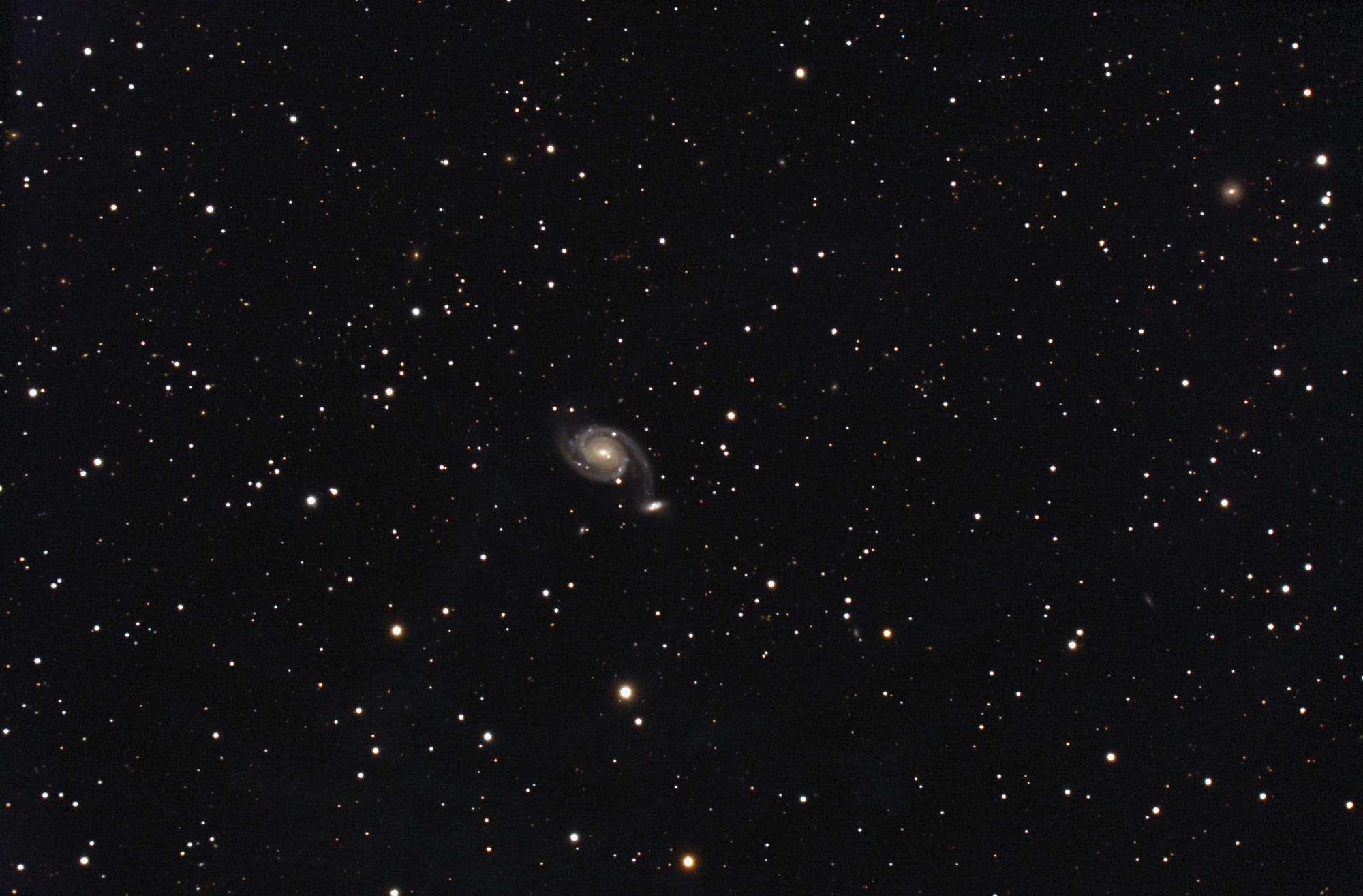 Das interagierende Galaxienpaar NGC 7753/52 im Pegasus