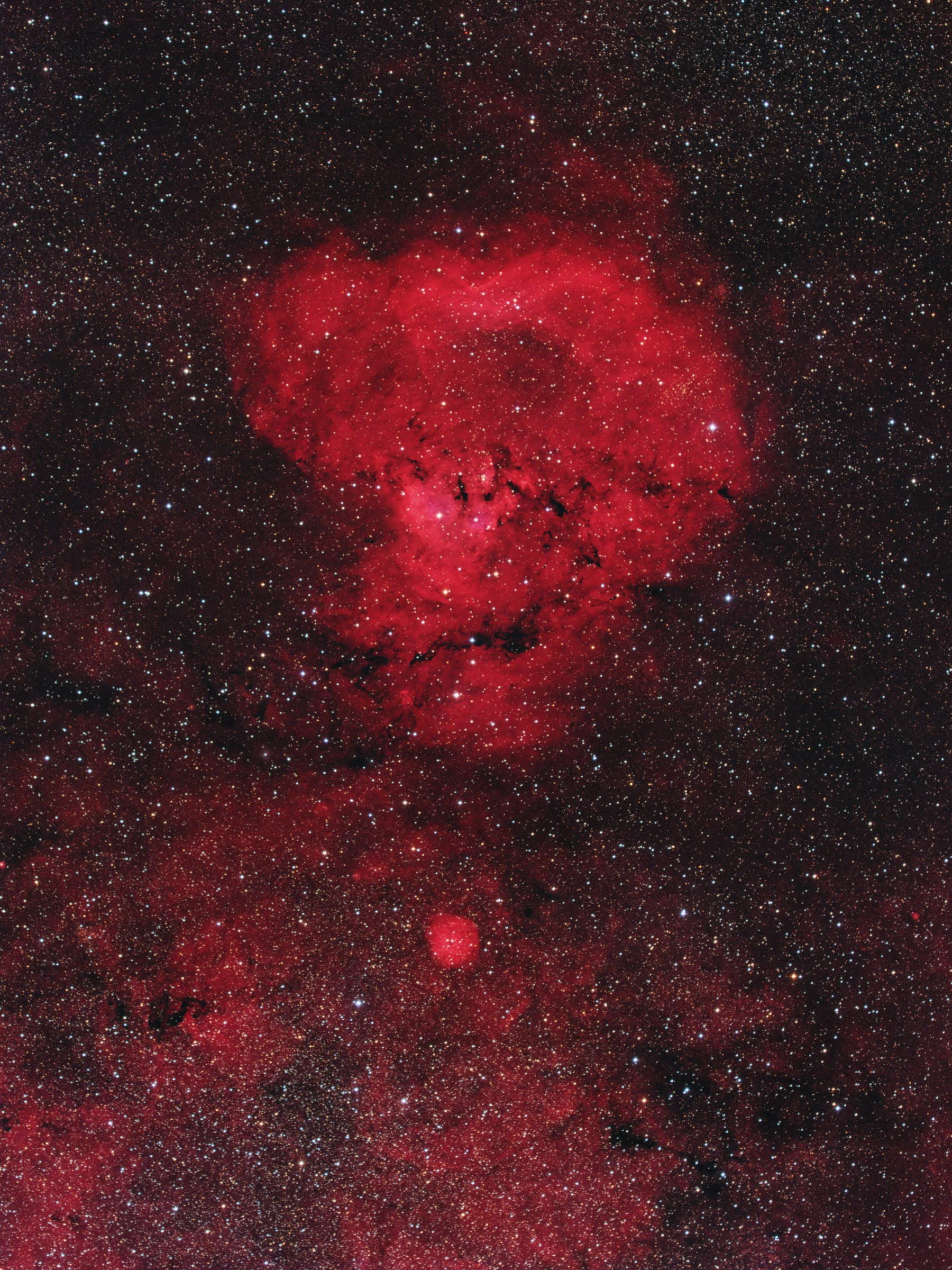 NGC 7822, das kosmische Fragezeichen