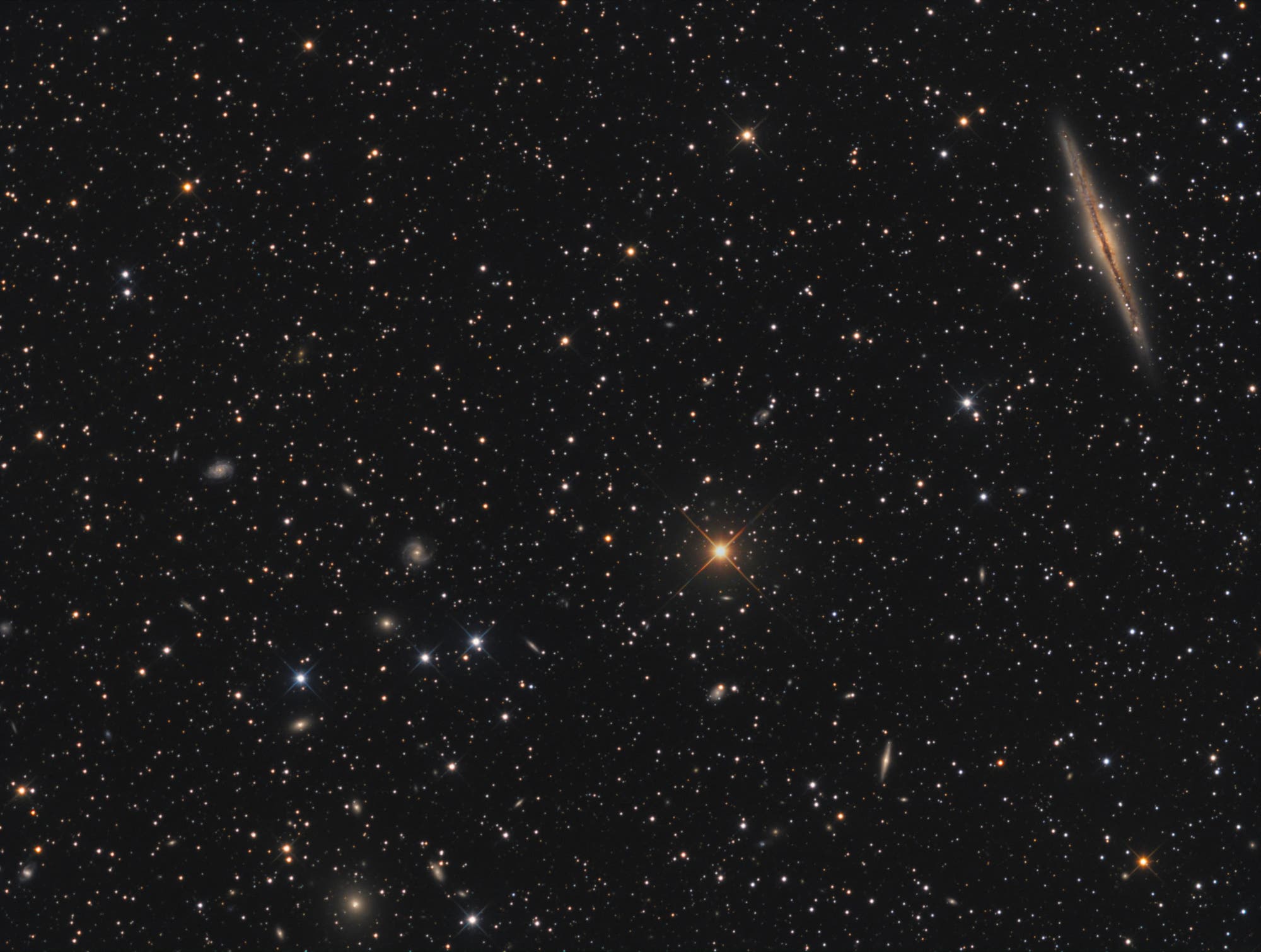 NGC 891 und Abell 347