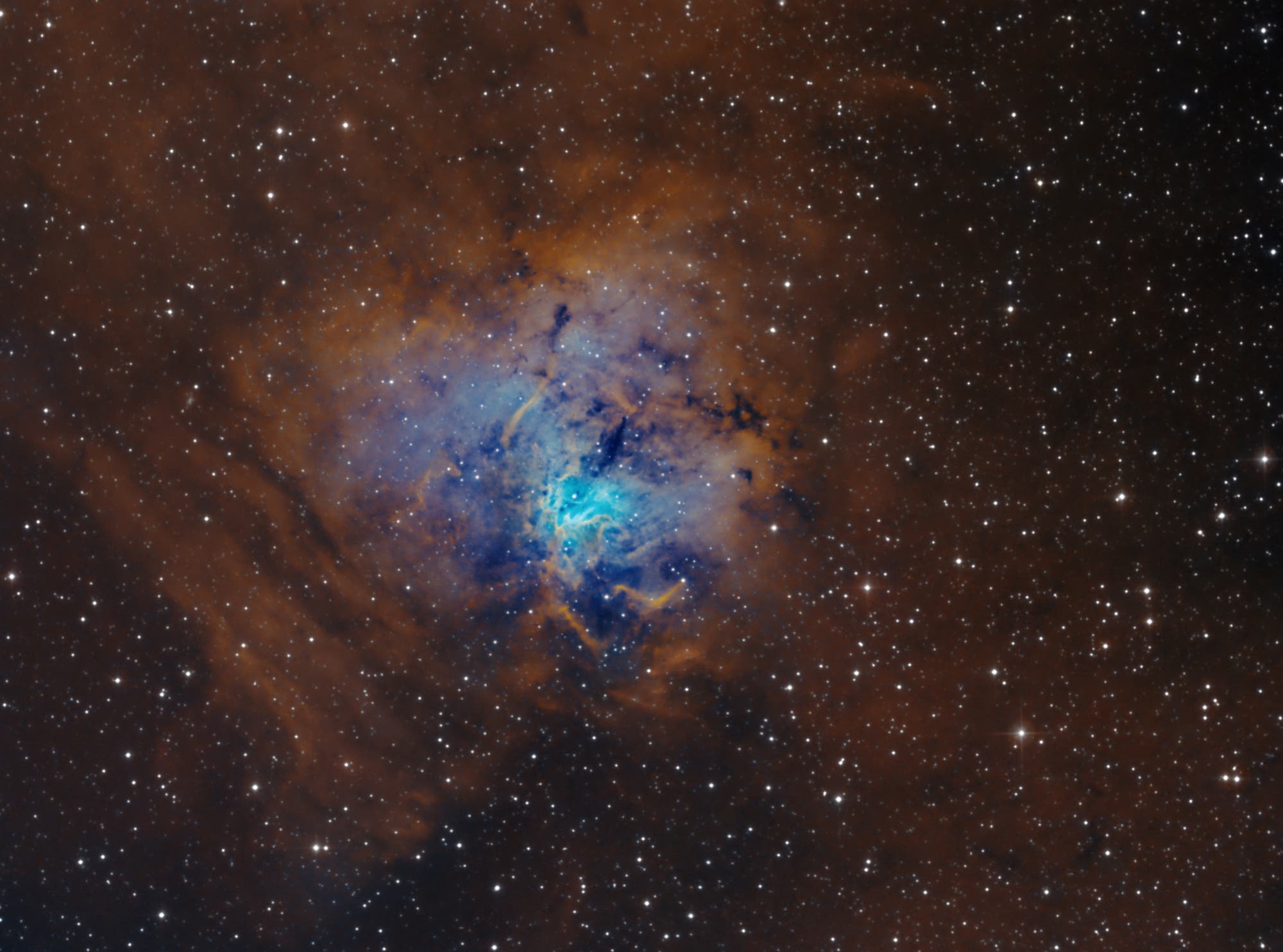 NGC 1491 Bicolor