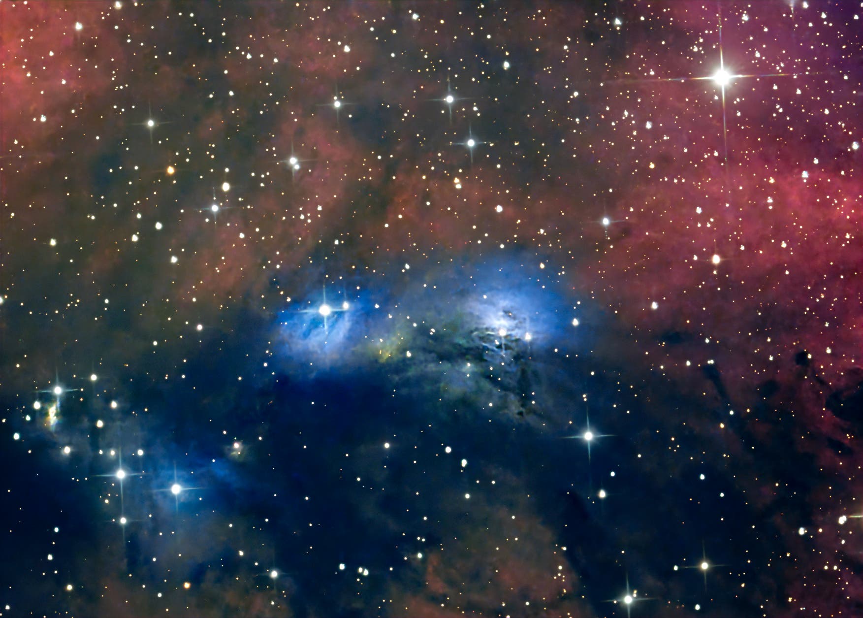 Reflexionsnebel im Sternbild Schwan