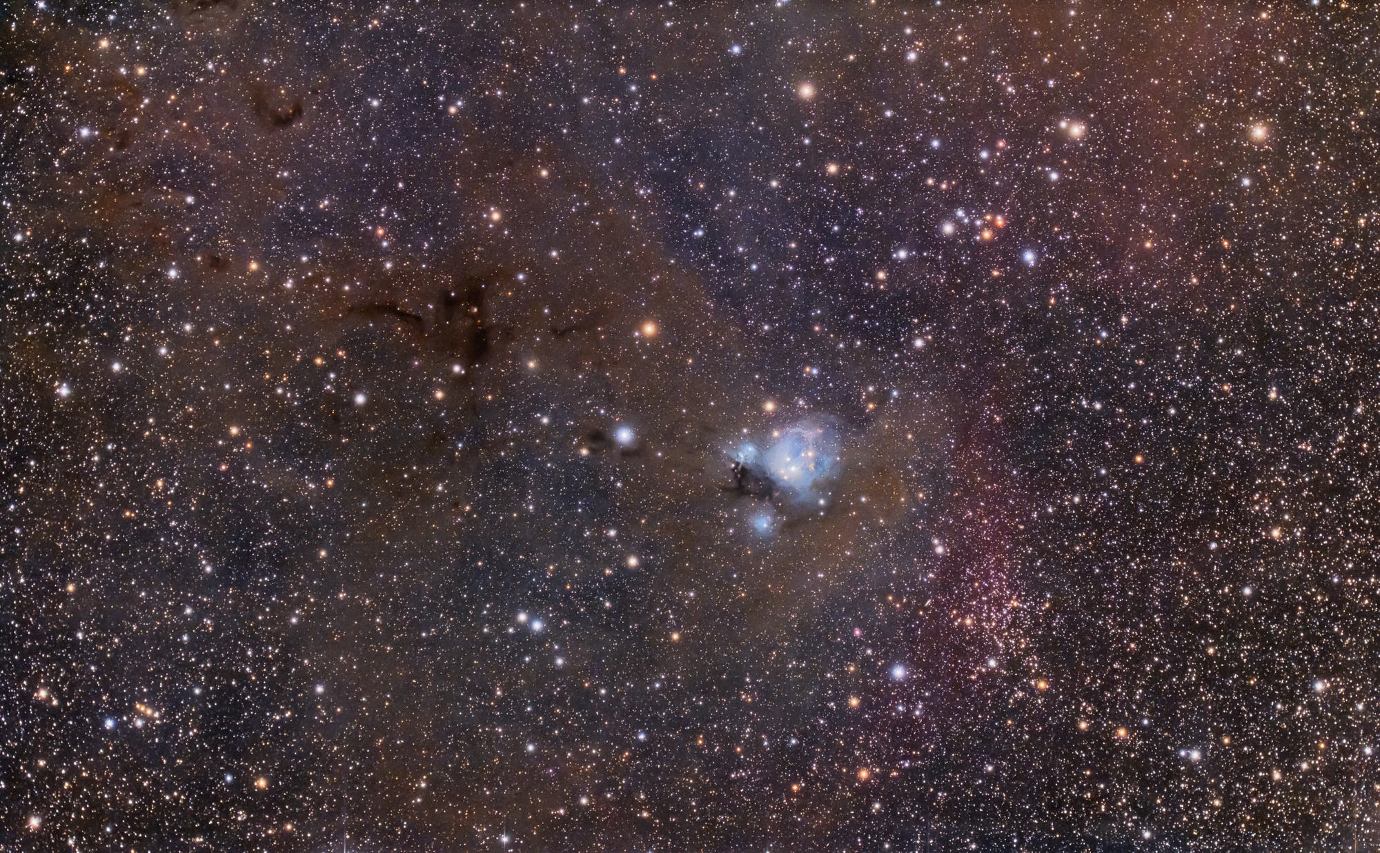 NGC 7129 und NGC 7142 im Cepheus - Spektrum der Wissenschaft