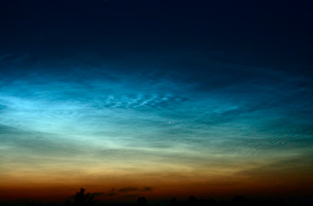 Castor in Noctilucent Clouds (NLC)