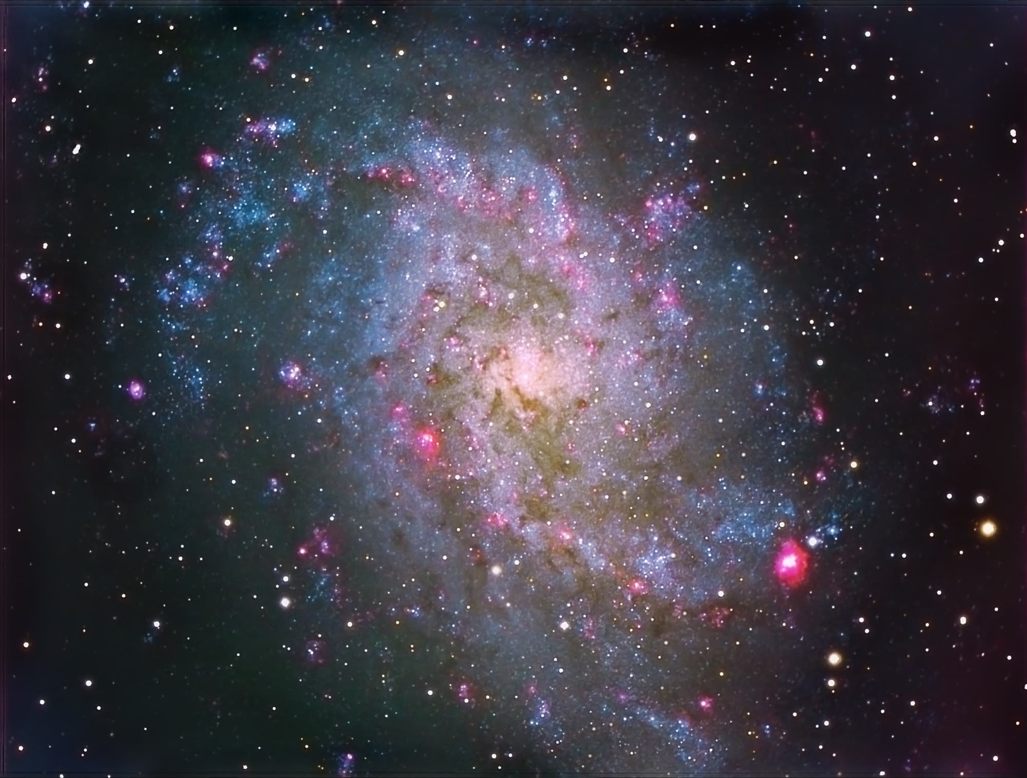 Messier 33 mit HII-Regionen