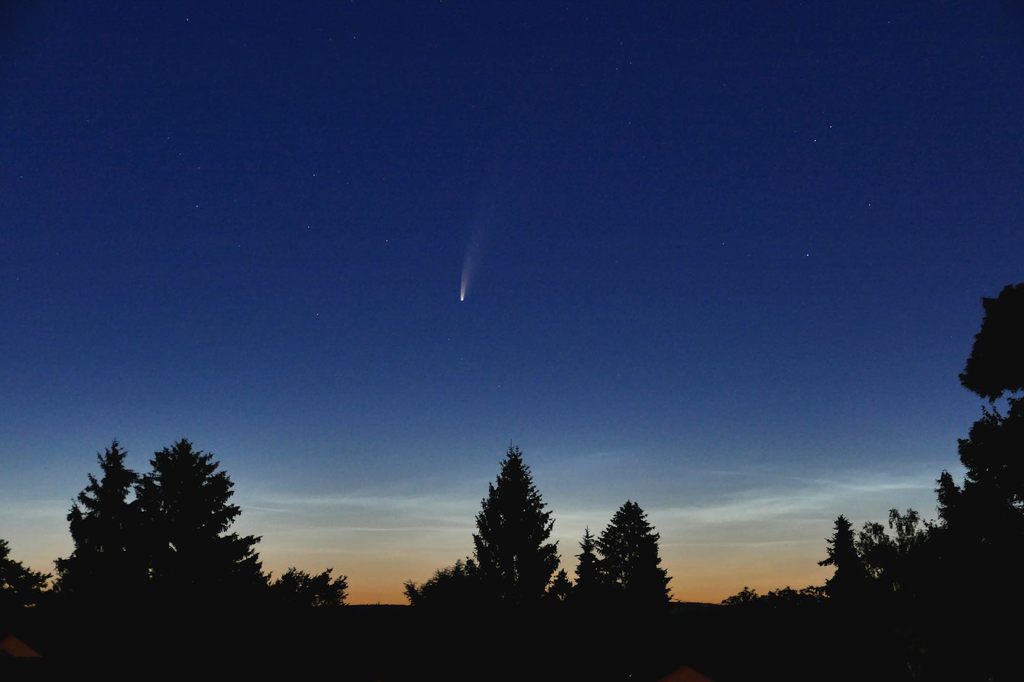Komet Neowise am 10. Juli 2020