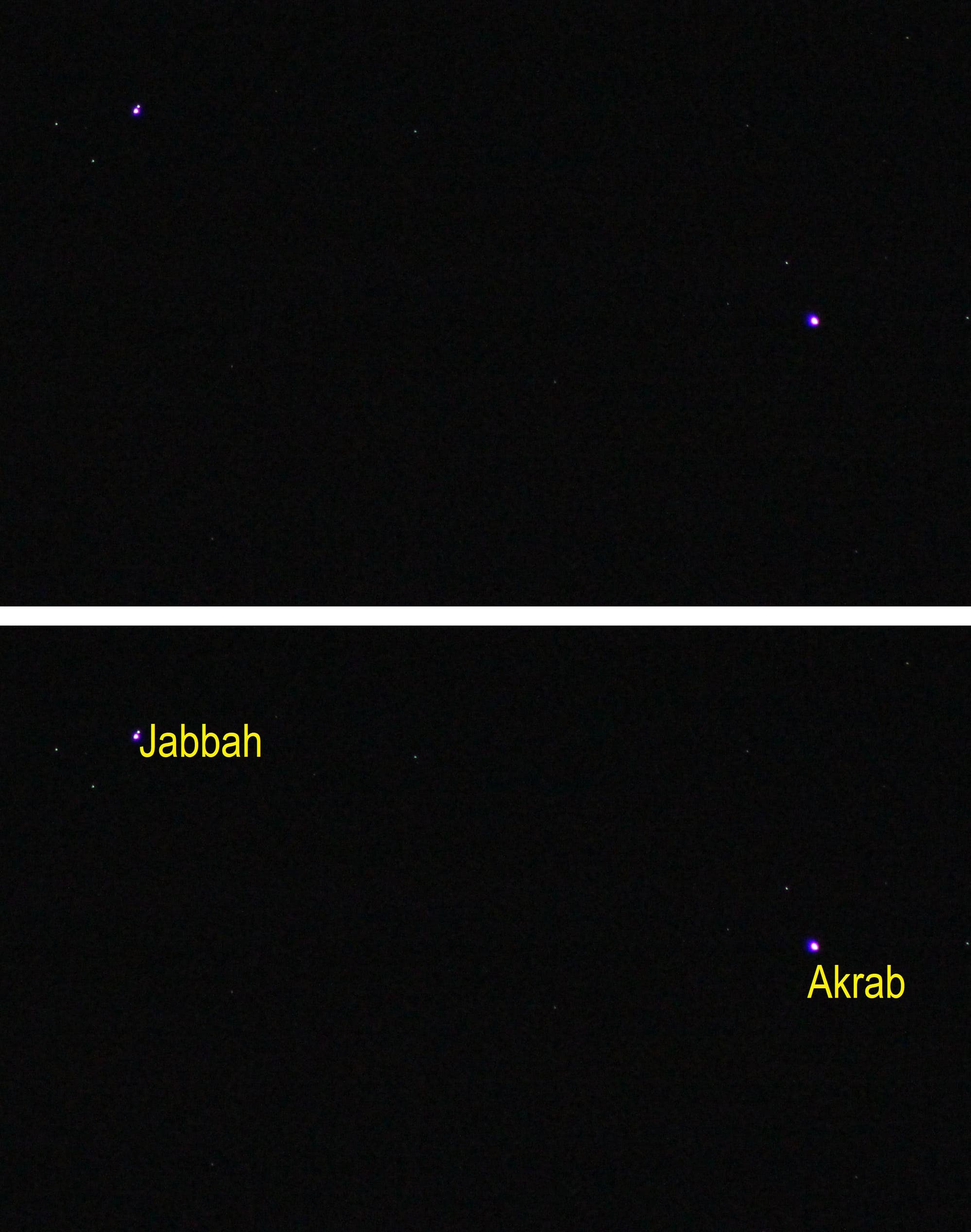 Akrab und Jabbah