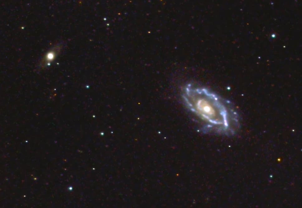 Die »Northern Cartwheel Galaxy« vergrößert