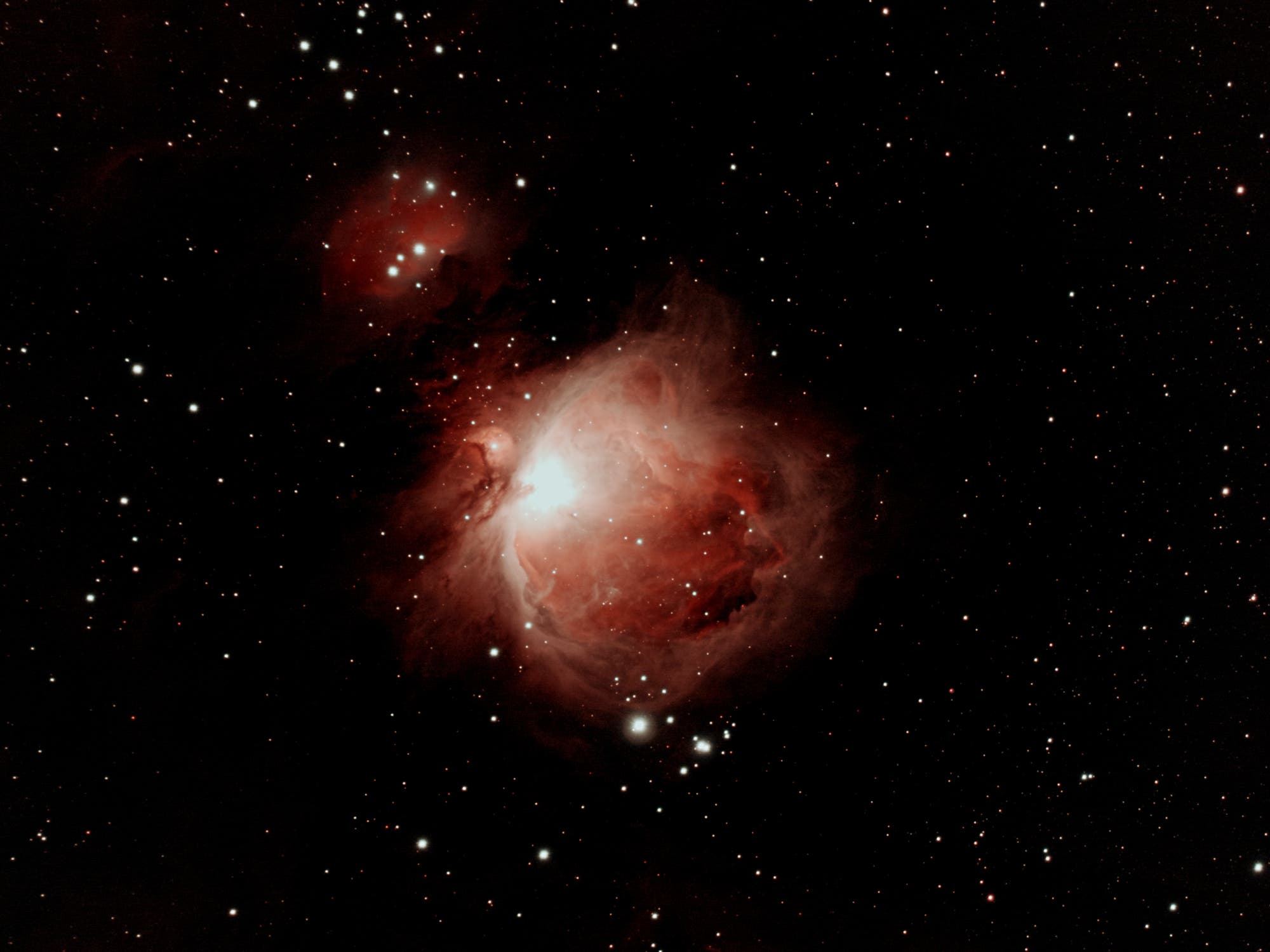 Orionnebel im Wasserstofflicht
